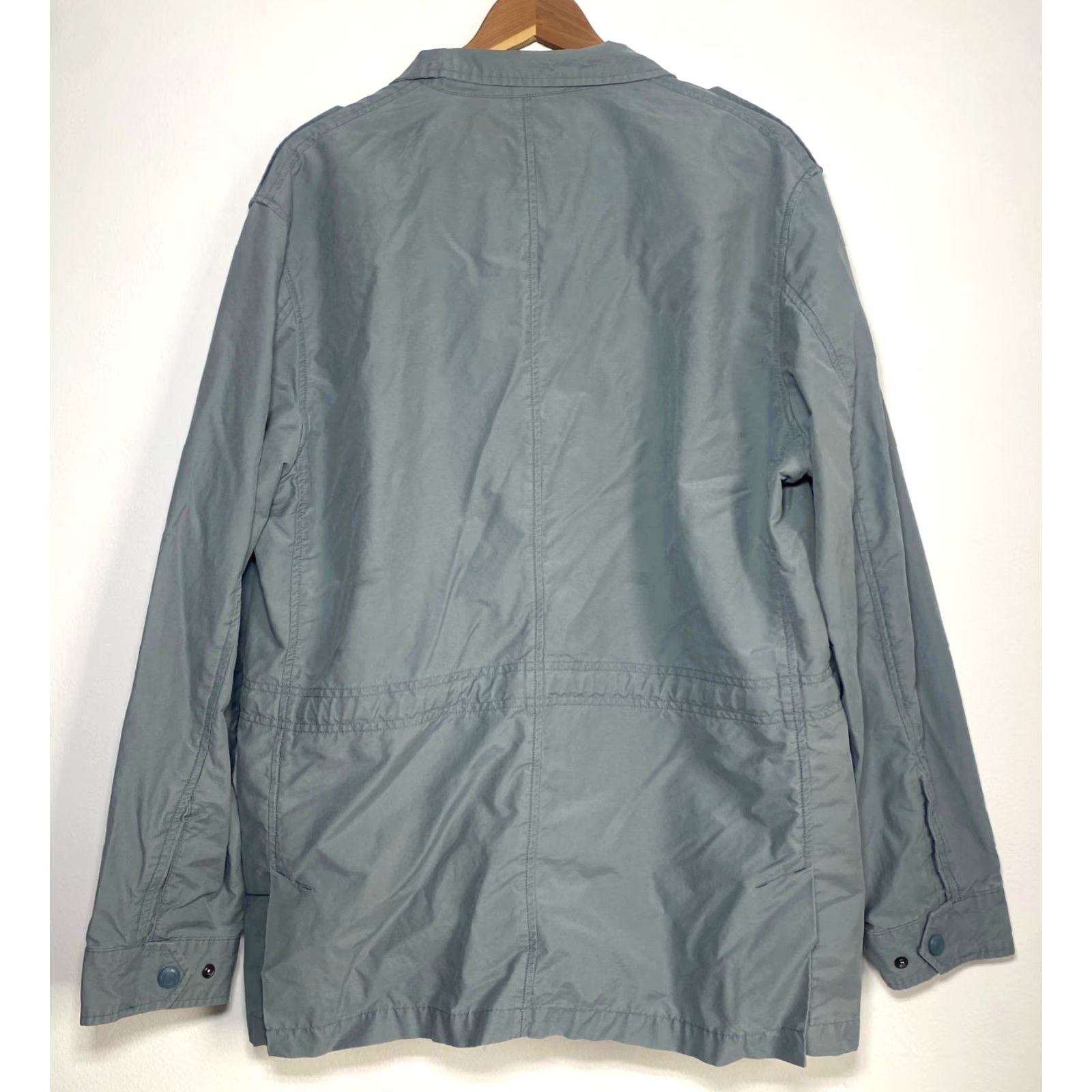 UNTUCKit VINTAGE UNTUCKit Vintner Field Jacket 40865 Men’s XL Gray Lightweight Pockets Canvas Cotton Blend Zip Button Fall Spring Mens Size US XL / EU 56 / 4 - 3 Thumbnail