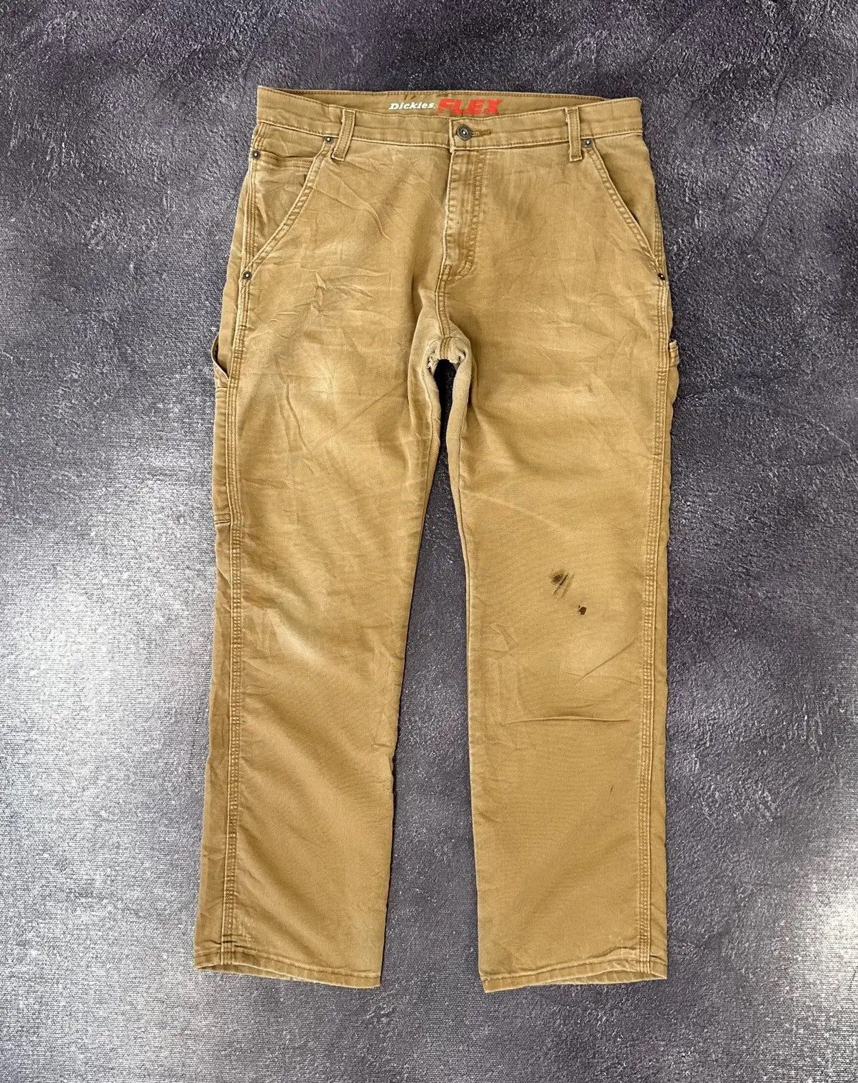 Dickies × Vintage Vintage Dickies Flex Faded American Hype Work Pants Size US 32 / EU 48 - 2 Thumbnail