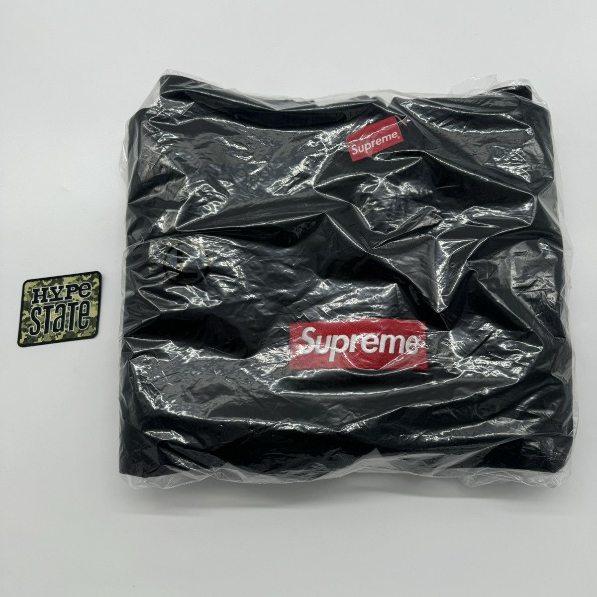 image of Supreme Box Logo Crewneck (Fw22) Black, Men's (Size Large)