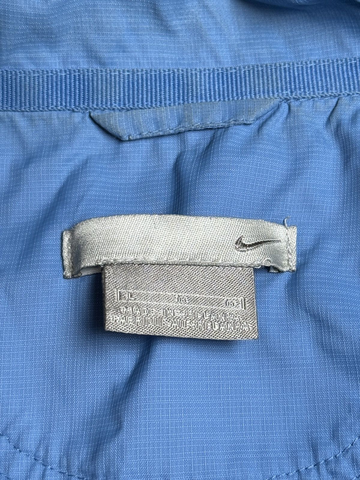 Nike × Vintage Vtg Y2K Nike UNC Blue North Carolina Full Zip Track Jacket Size US L / EU 52-54 / 3 - 3 Thumbnail