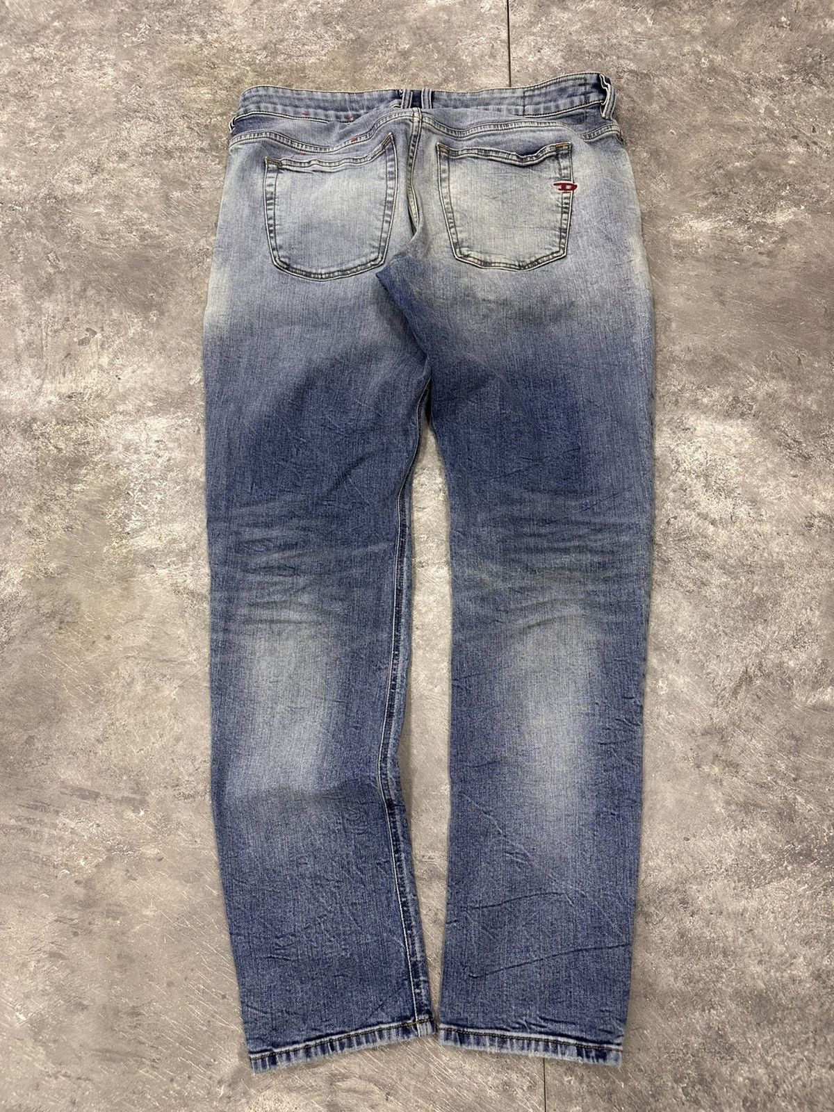 If Six Was Nine Diesel Washed Y2K Jeans Made in Italy Size US 36 / EU 52 - 2 Thumbnail