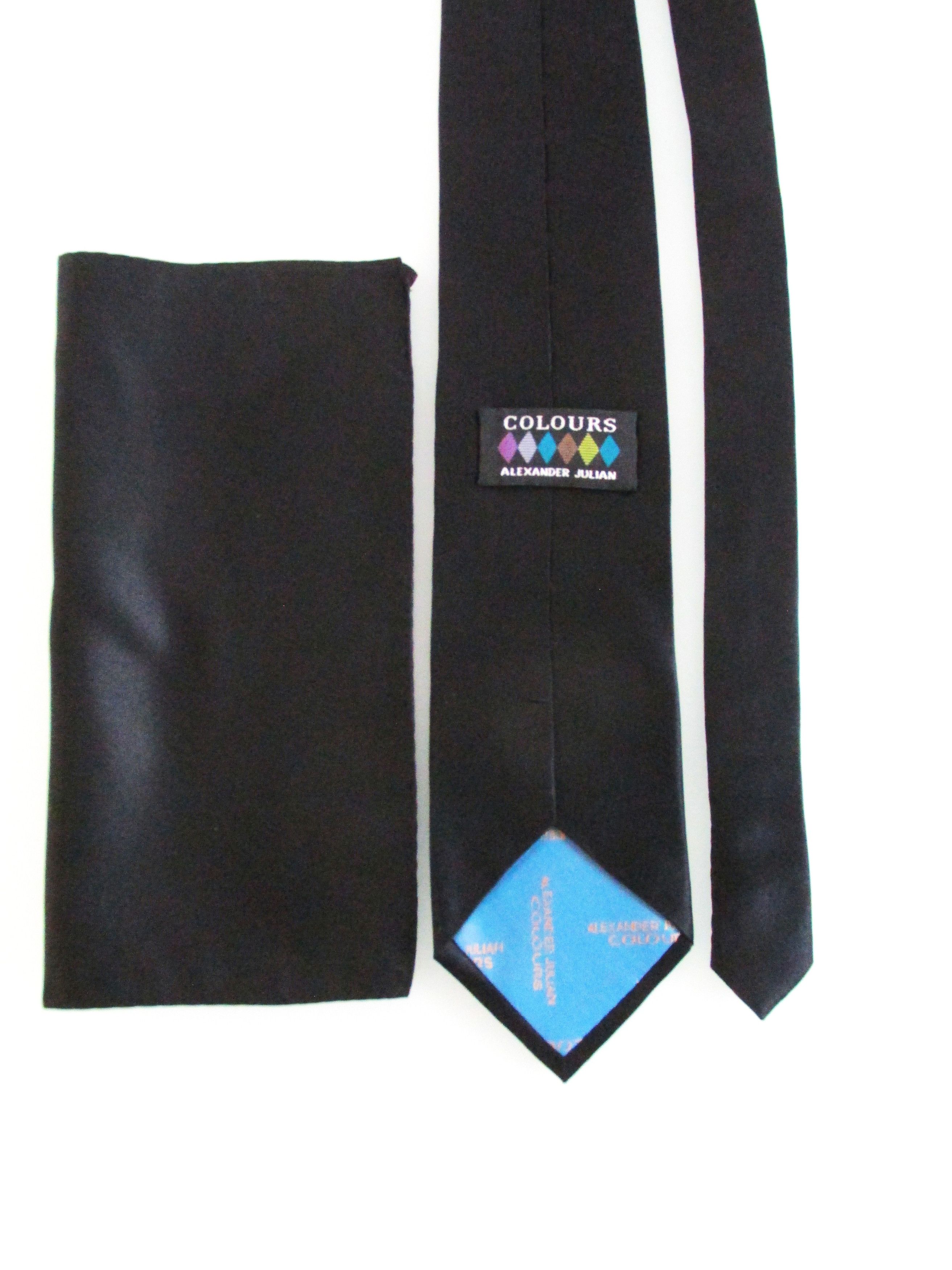 Alexander Julian Alexander Julian Men's Silk Tie & Pocket Square Set Size ONE SIZE - 4 Thumbnail