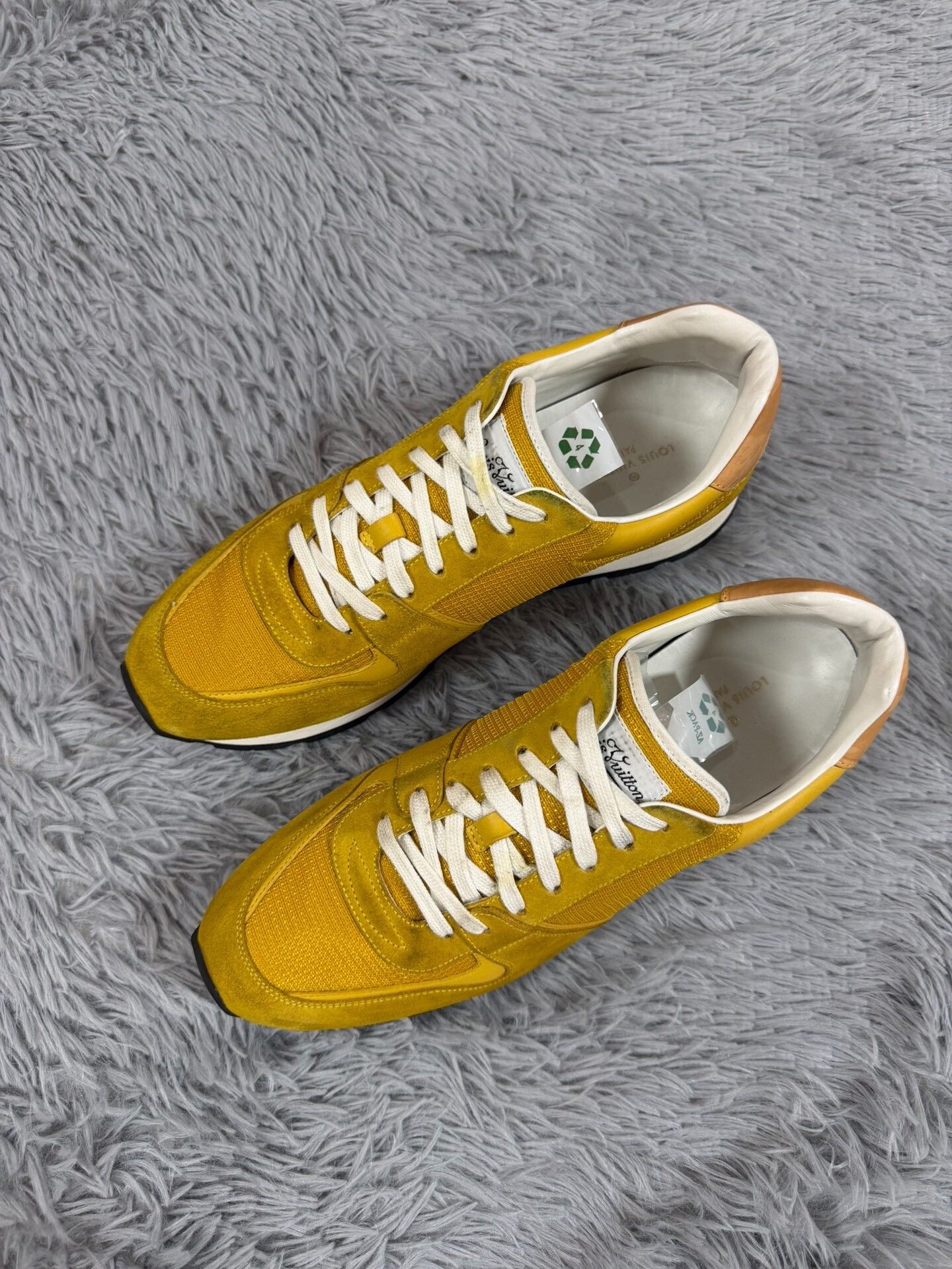 Louis Vuitton Louis Vuitton Casual Yellow Lowtop Sneakers 9.5 Men Size US 9.5 / EU 42-43 - 1 Thumbnail