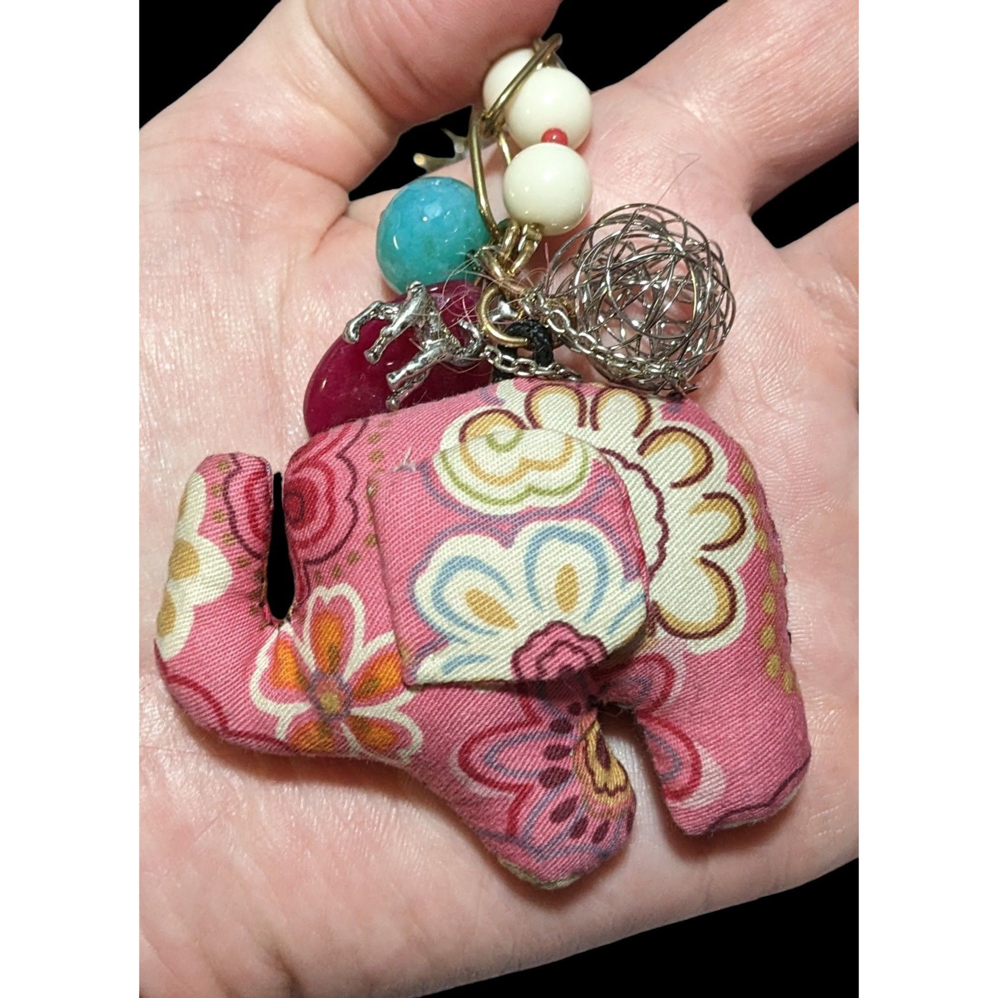 Other Cottagecore Pink Plush Elephant Necklace Size ONE SIZE - 15 Thumbnail