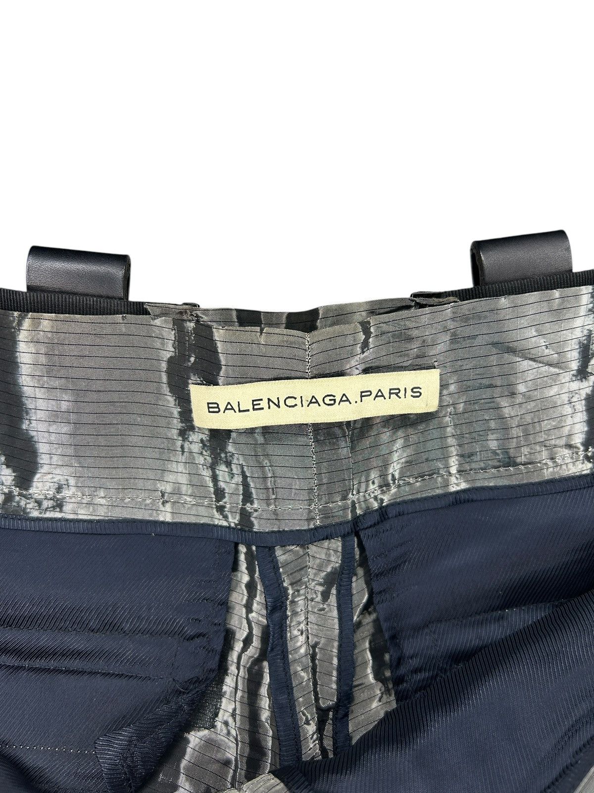 Balenciaga S/S 07 Nicolas Ghesquière Metallic Trousers Size 26" / US 2 / IT 38 - 6 Thumbnail