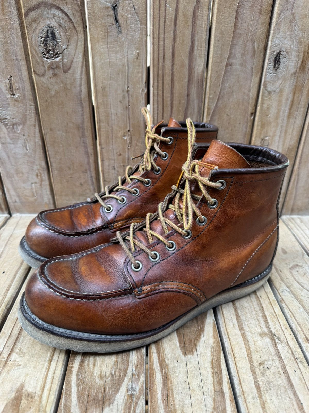 Red Wing Red wing 875 Moc Toe brown leather boots US 8.5 D UK 7.5 Size US 8.5 / EU 41-42 - 24 Thumbnail