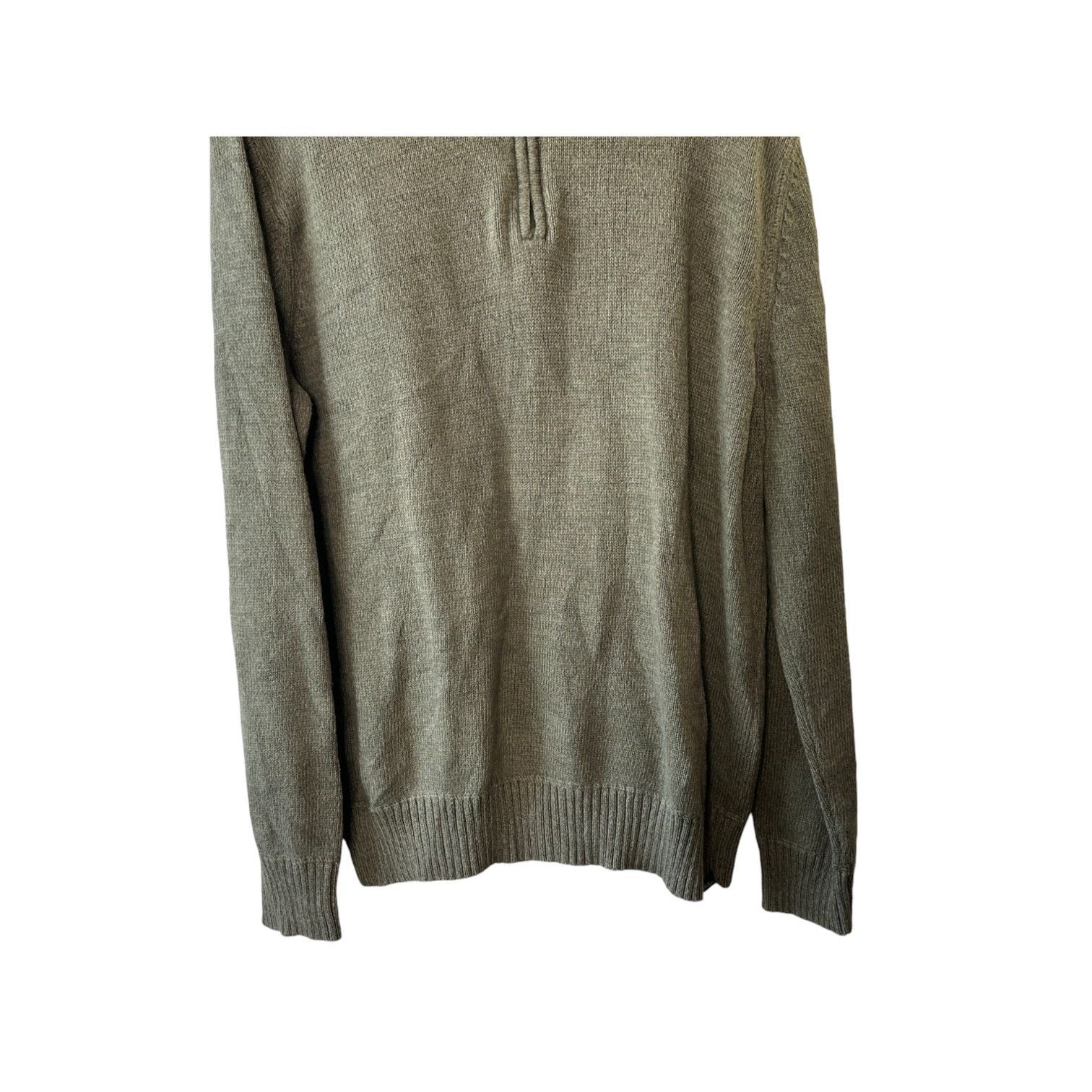 Eddie Bauer Eddie Bauer Green 1/4 Zip Medium Weight Knit Sweater Men's L Size US L / EU 52-54 / 3 - 3 Thumbnail