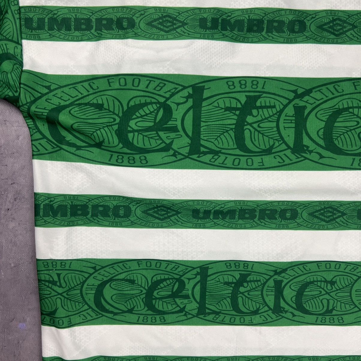 Nike Rare! Celtic 1995/97 Umbro Soccer Jersey Shirt Vintage Size US L / EU 52-54 / 3 - 19 Thumbnail