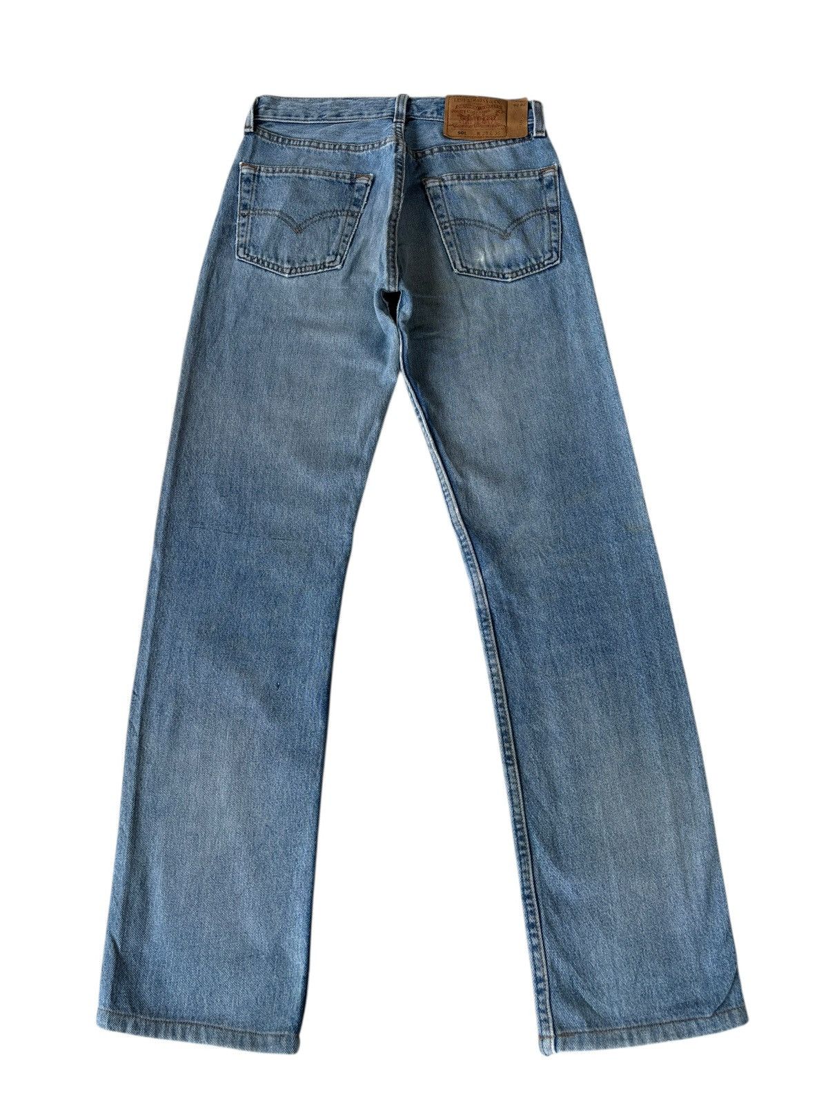 Levi's 💥VINTAGE LEVIS 501 USA #552 DISTRESSED DENIM JEANS Size US 28 / EU 44 - 8 Thumbnail