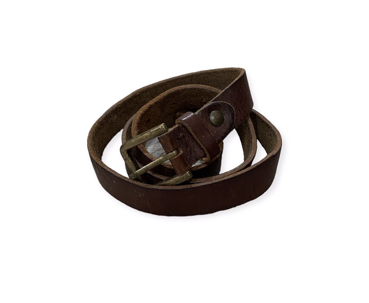 Leather Japanese Brand Leather Buckle Belt Size ONE SIZE - 1 Thumbnail