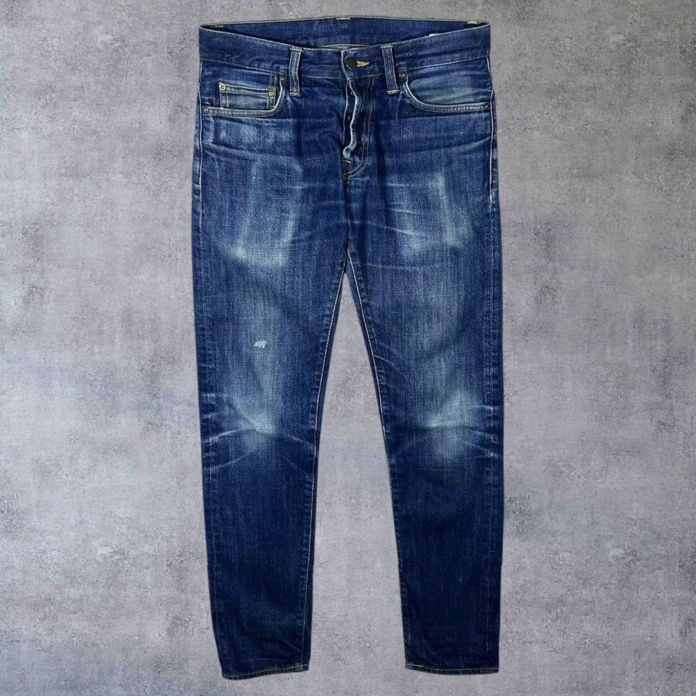 Carhartt Carhartt Klondike Pant II Blue Denim Regular Tapered Fit Jeans 29 x 32 Mens Jeans Denim Blue Size US 29 - 3 Thumbnail