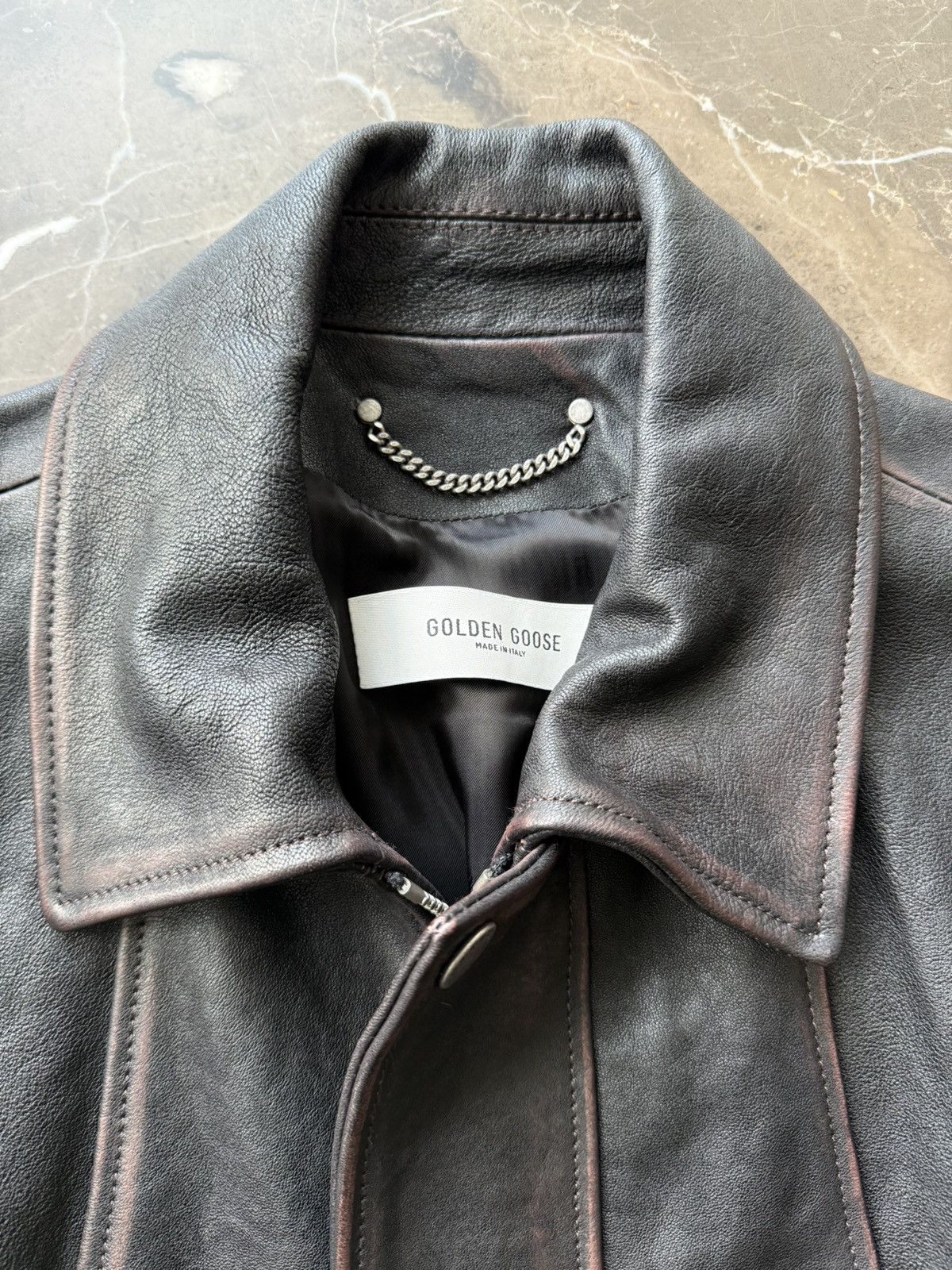 Golden Goose Golden Goose Bomber Jacket — Nappa Leather Size US L / EU 52-54 / 3 - 2 Thumbnail