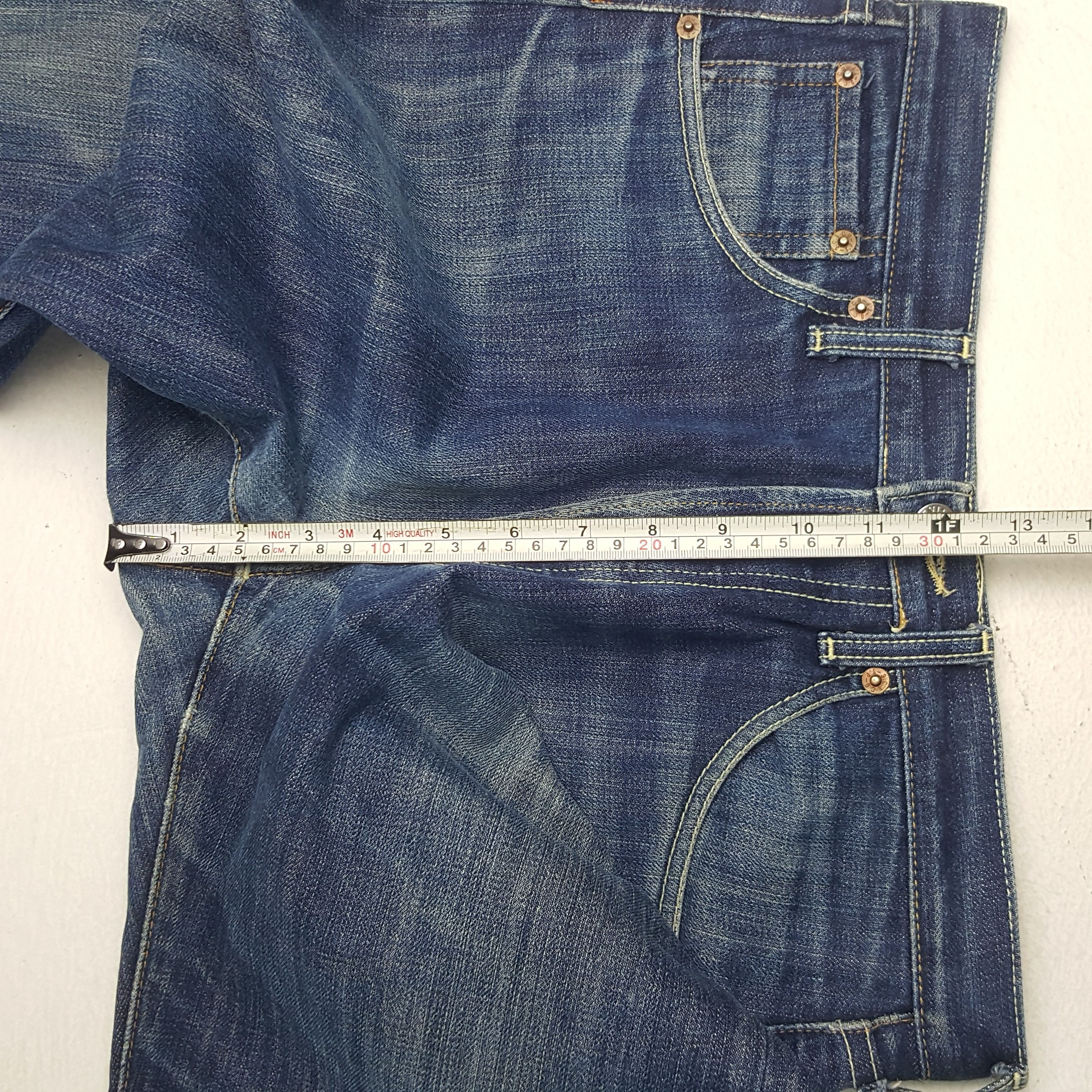 Evisu × Japanese Brand × Vintage Vintage EVISU Japanese Brand Daicock Custom Art Denim Jeans Size US 35 - 12 Thumbnail