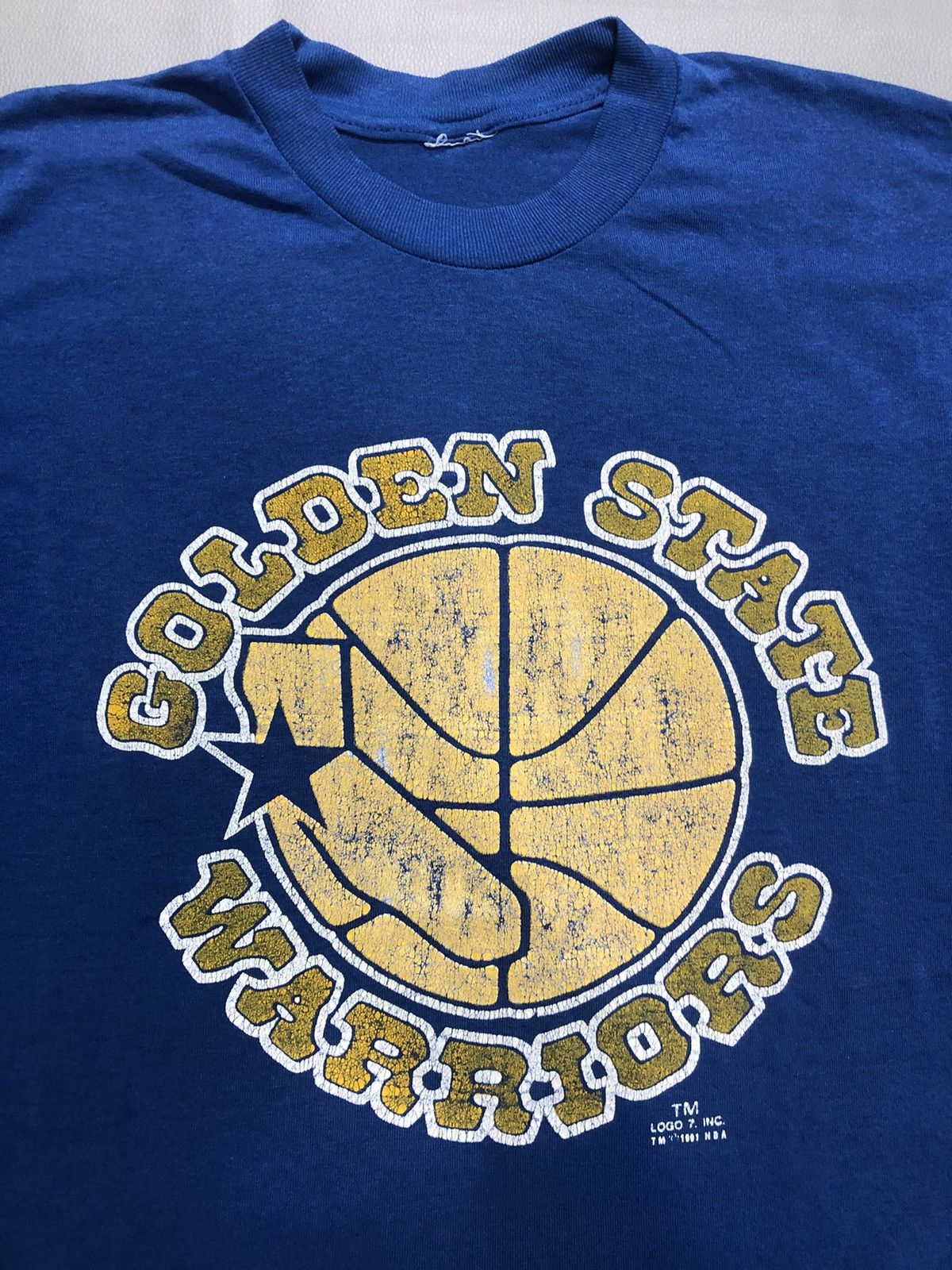 Japanese Brand × Vintage VINTAGE 90s GOLDEN STATE WARRIORS TSHIRT TEE Size US M / EU 48-50 / 2 - 4 Thumbnail
