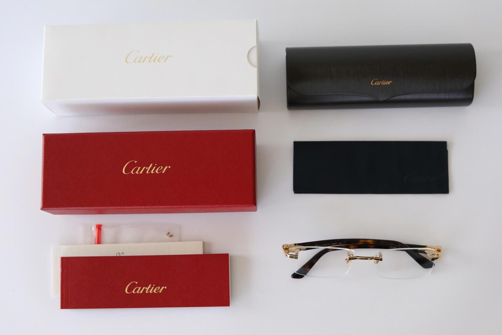 Cartier New Cartier eyewear optical eyeglasses CT0287O 002 gold Size ONE SIZE - 2 Thumbnail