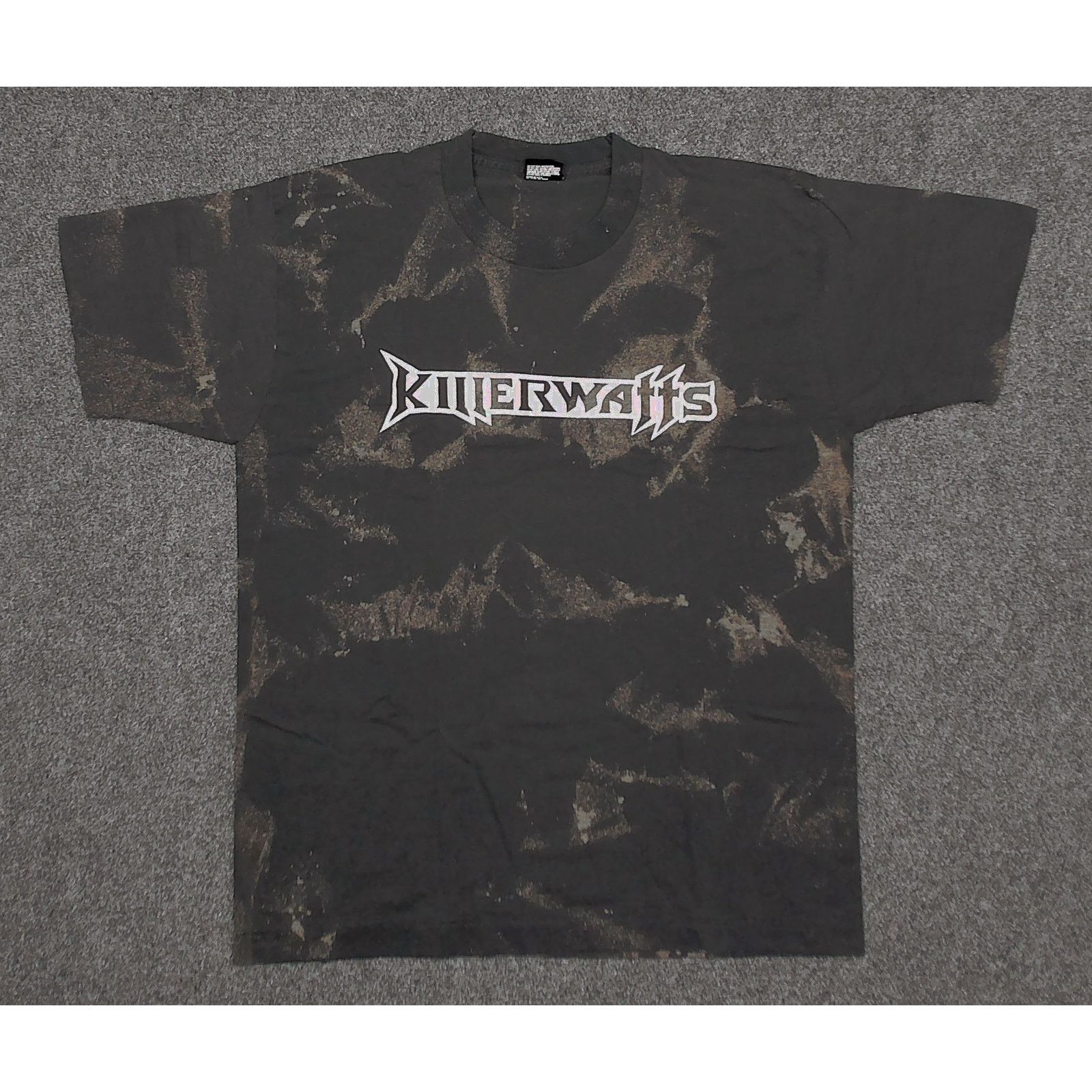 Fruit Of The Loom VTG 90s Blank Killerwatts Custom Bleached Single Stitch Tee Size US L / EU 52-54 / 3 - 3 Thumbnail
