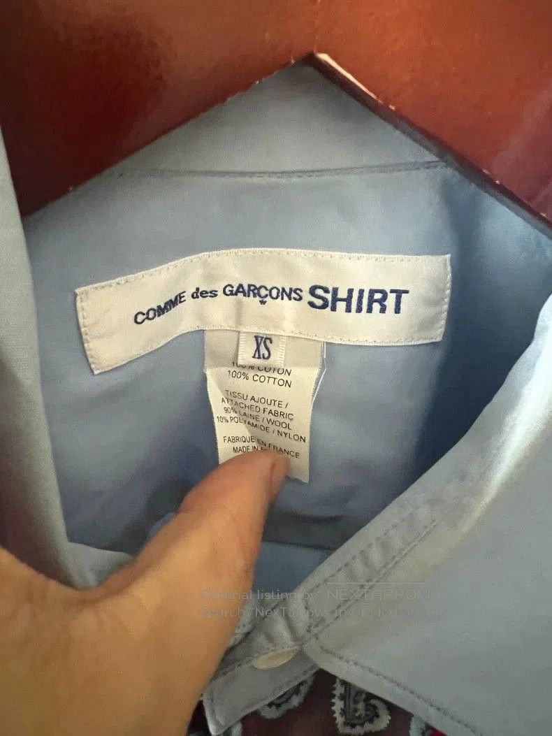 Comme des Garcons Comme des Garcons CDG Patchwork Shirt. Size US XS / EU 42 / 0 - 5 Thumbnail