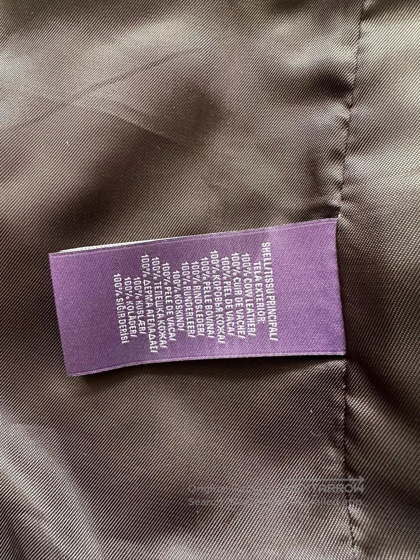 Ralph Lauren Purple Label Ralph Lauren RRL Purple Label Leather Jacket. Size US M / EU 48-50 / 2 - 4 Thumbnail