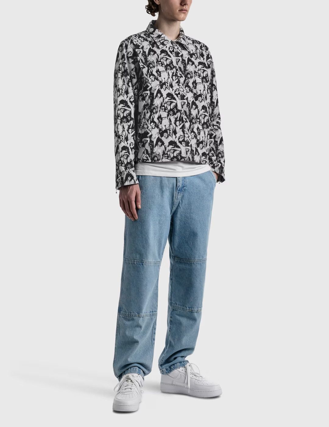Stussy Double Knee Denim Pants Size US 32 / EU 48 - 2 Thumbnail