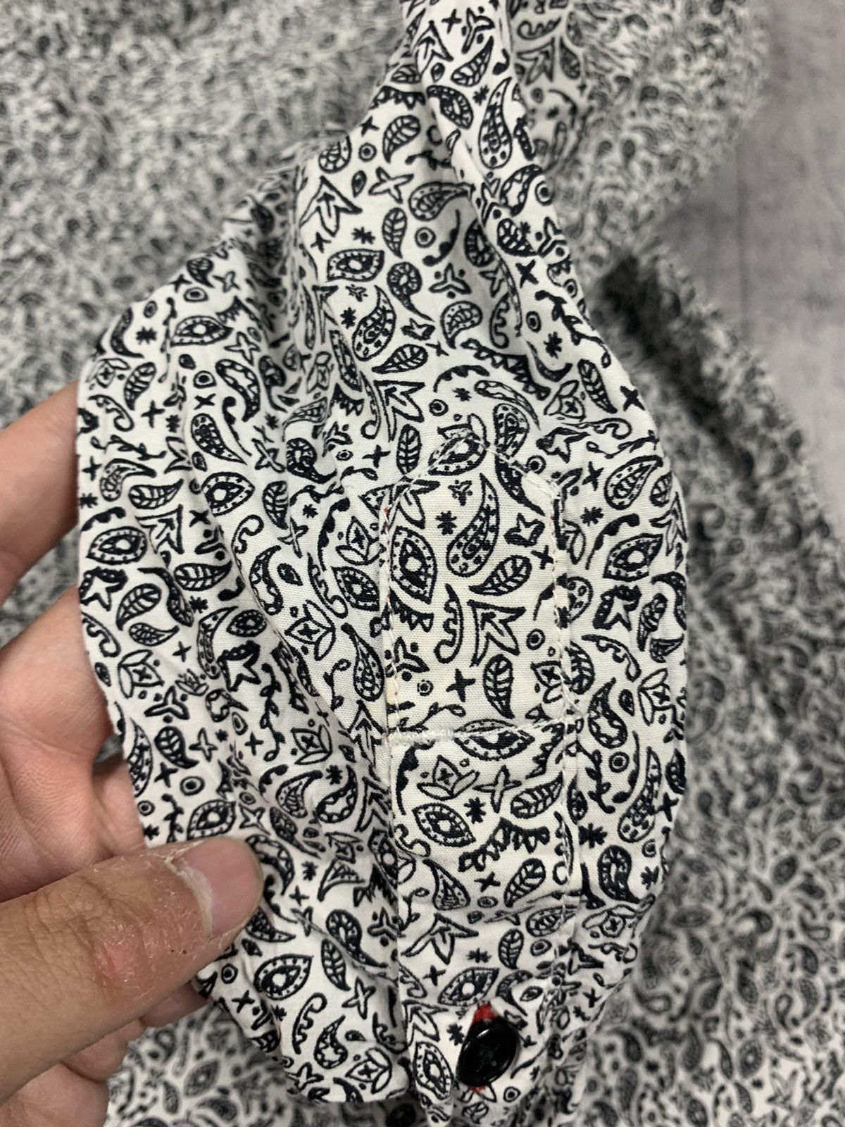 Diesel Diesel Luxury Geometric Pattern Shirt Long Sleeve Y2K Size US M / EU 48-50 / 2 - 10 Thumbnail