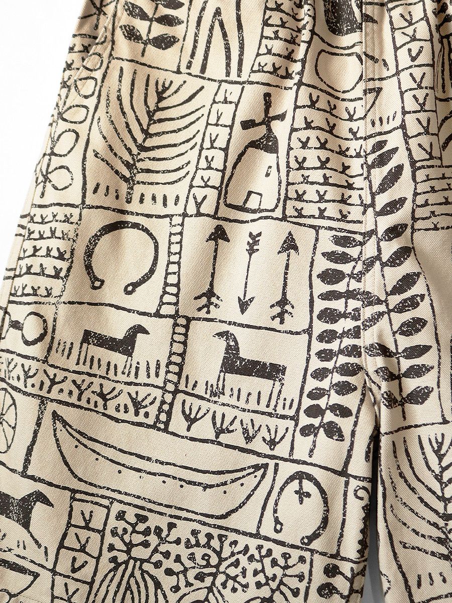Kapital Kapital Canvas canyon land pattern easy shorts Size US 34 / EU 50 - 6 Thumbnail