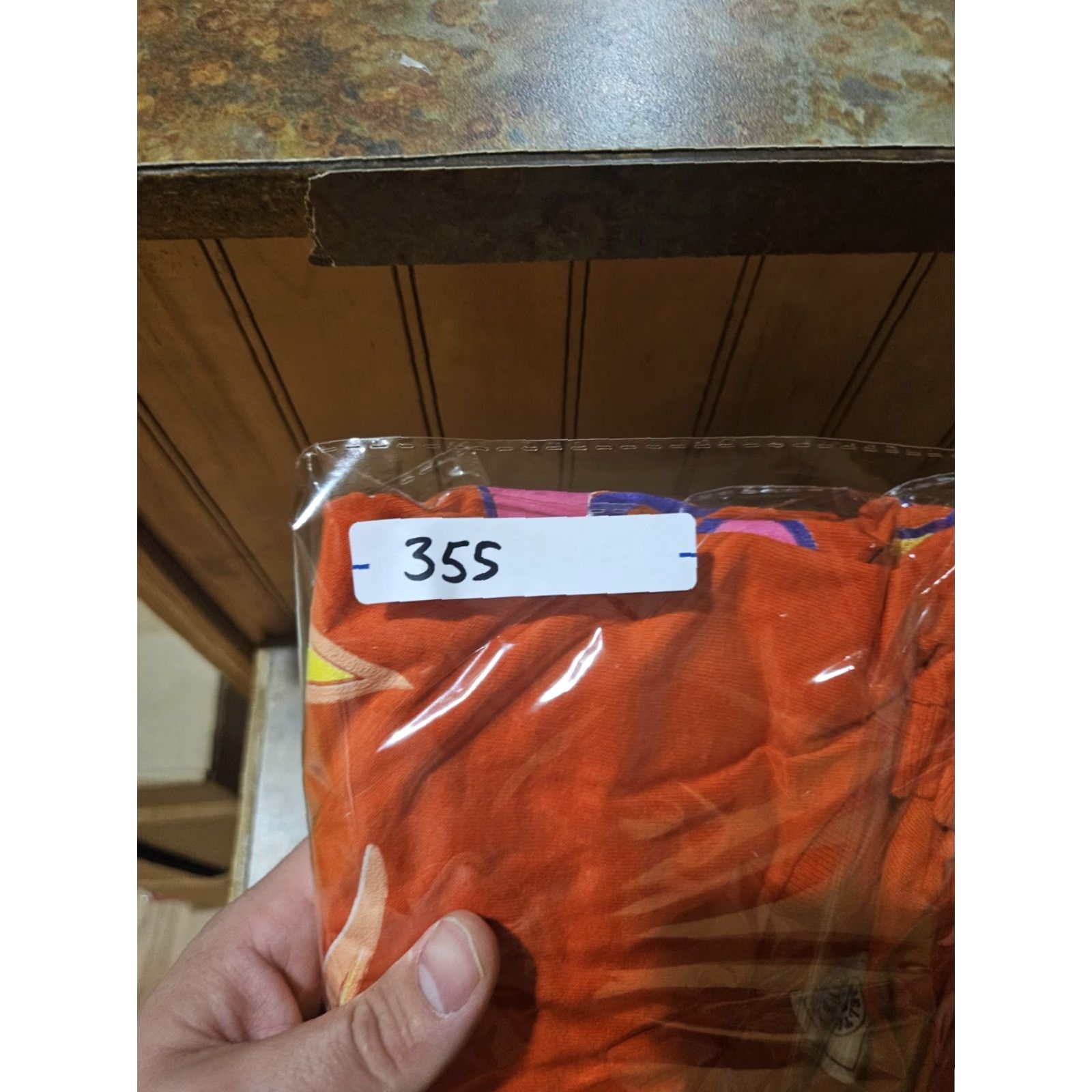 Delta VTG 90s Delta Texas Bullshirt Graphic T-Shirt USA Made Size XL Short Sleeve Orange Cotton Unisex Size US XL / EU 56 / 4 - 7 Thumbnail