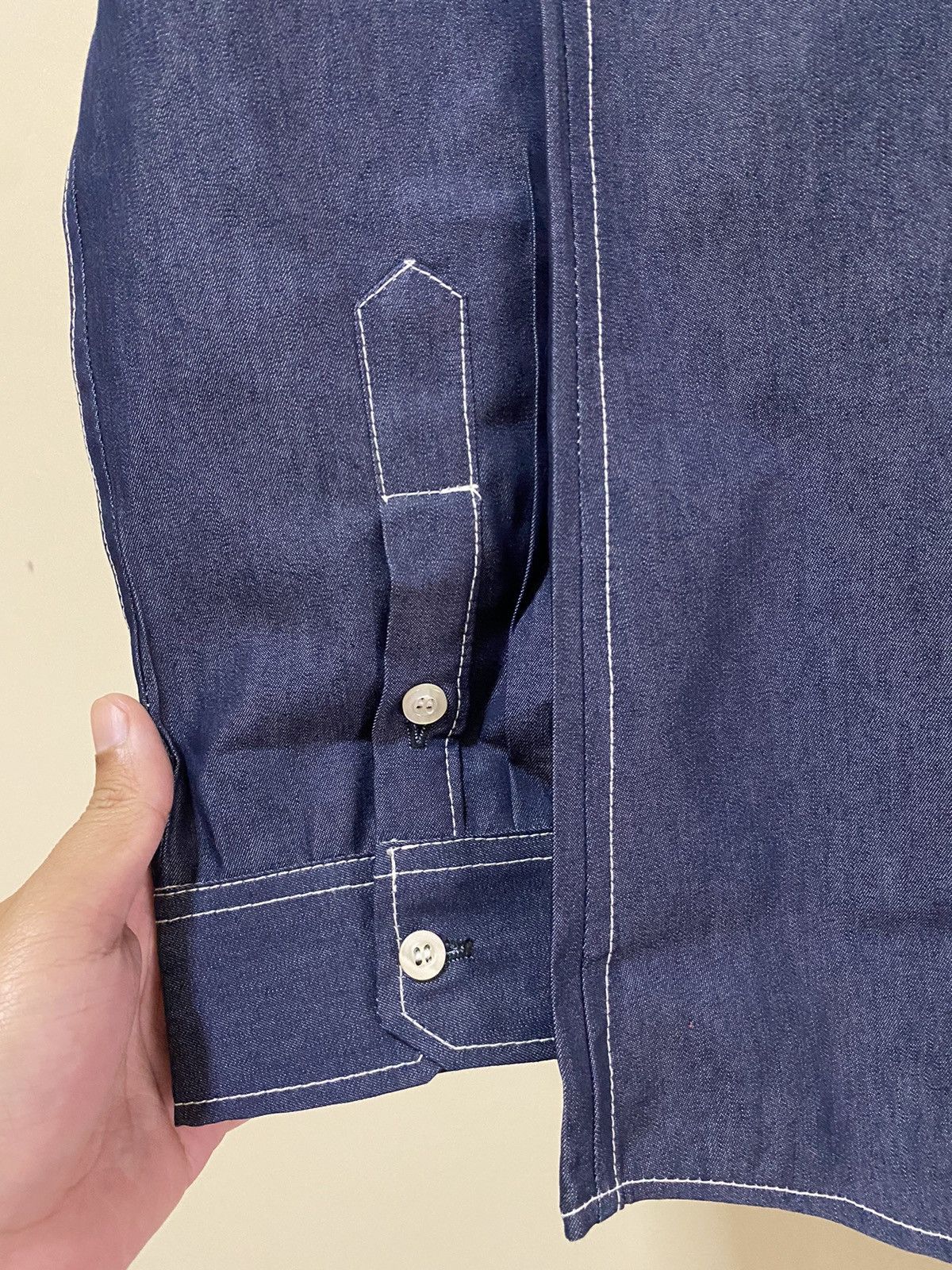 Japanese Brand Workwear Denim Shirt Size US M / EU 48-50 / 2 - 4 Thumbnail