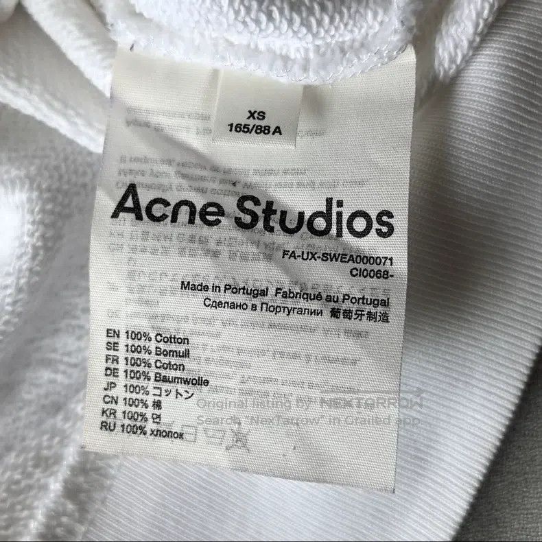 Acne Studios Acne Studios Laser smiley face sweatshirt Size US XS / EU 42 / 0 - 3 Thumbnail