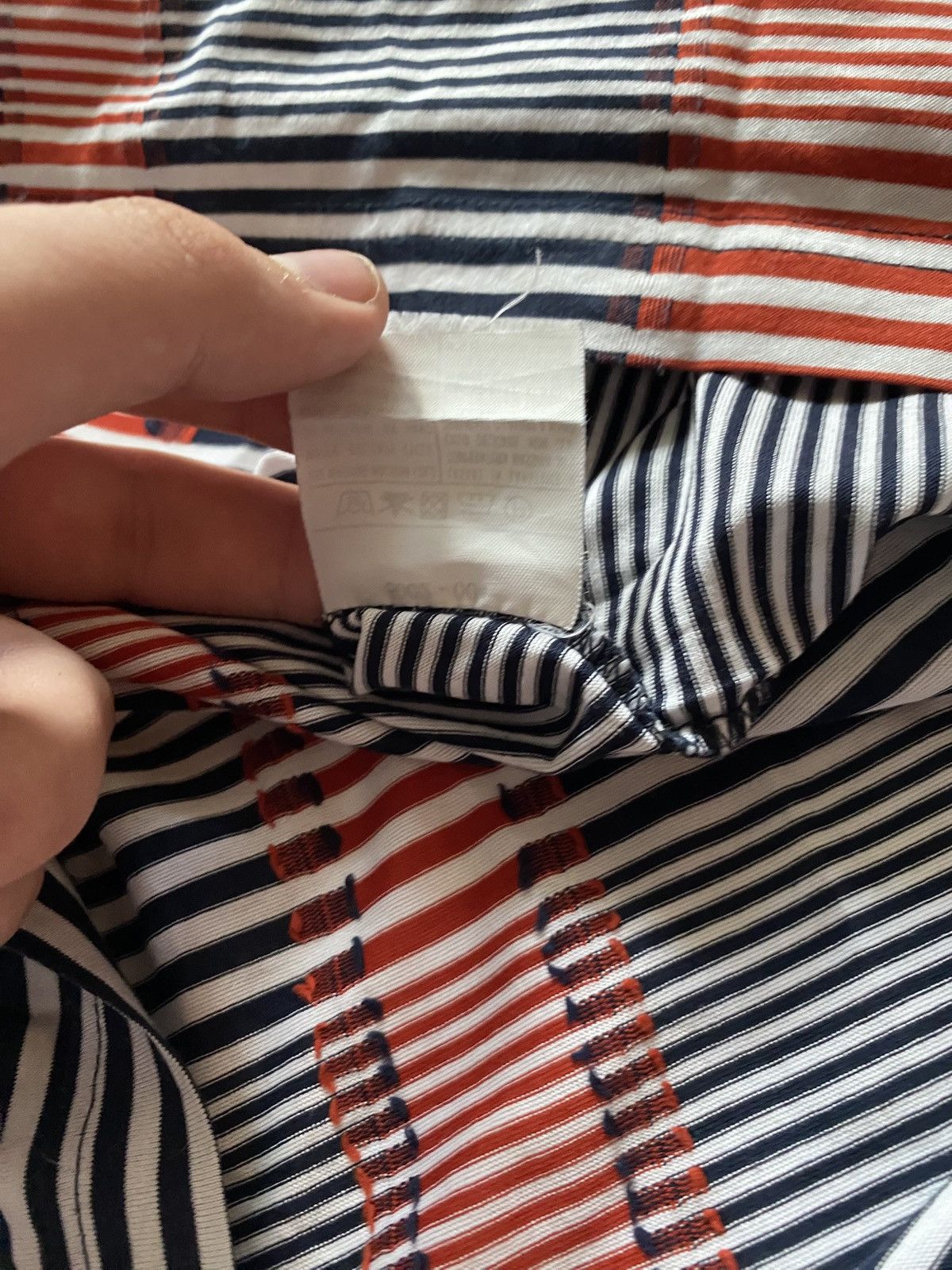 Salvatore Ferragamo Vintage Salvatore Ferragamo Luxury Striped Polo Shirt Size M Size US M / EU 48-50 / 2 - 10 Thumbnail