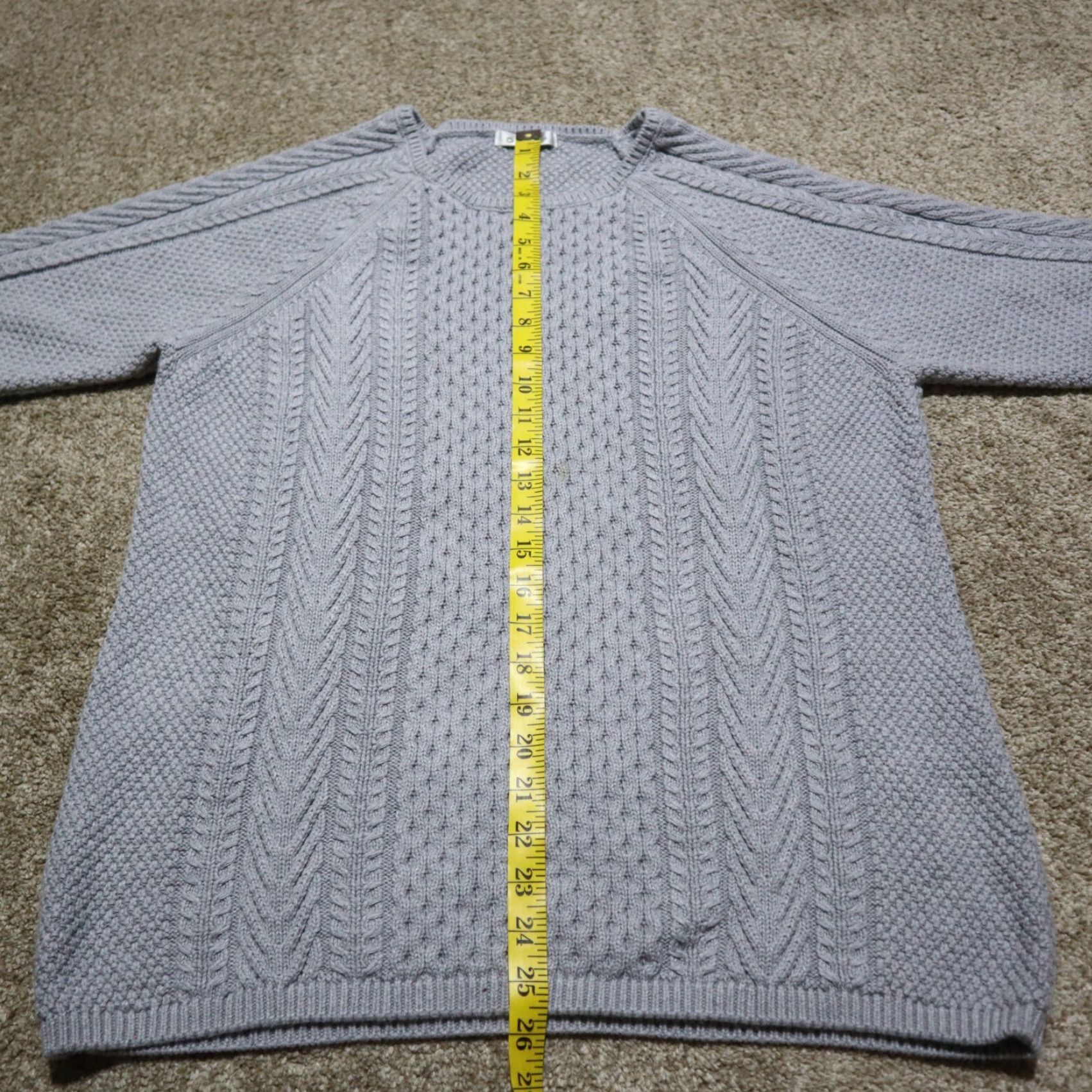 Orvis Orvis Sweater Quilted Gray NIT Sweatshirt Large Women's Size L Knit Jersey Cowl Neck Pullover Lightweight Size L / US 10 / IT 46 - 5 Thumbnail