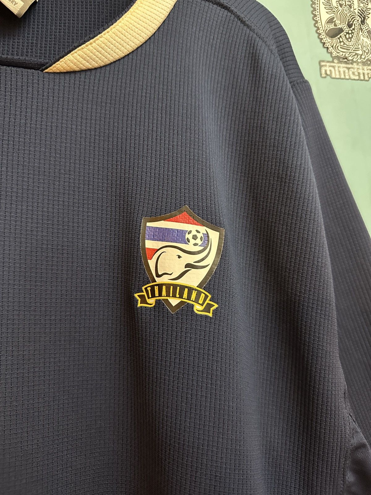 Nike 📍Super Rare📍Vintage Thailand 🇹🇭 2007-08 Total 90 Away Jersey Size US XL / EU 56 / 4 - 3 Thumbnail