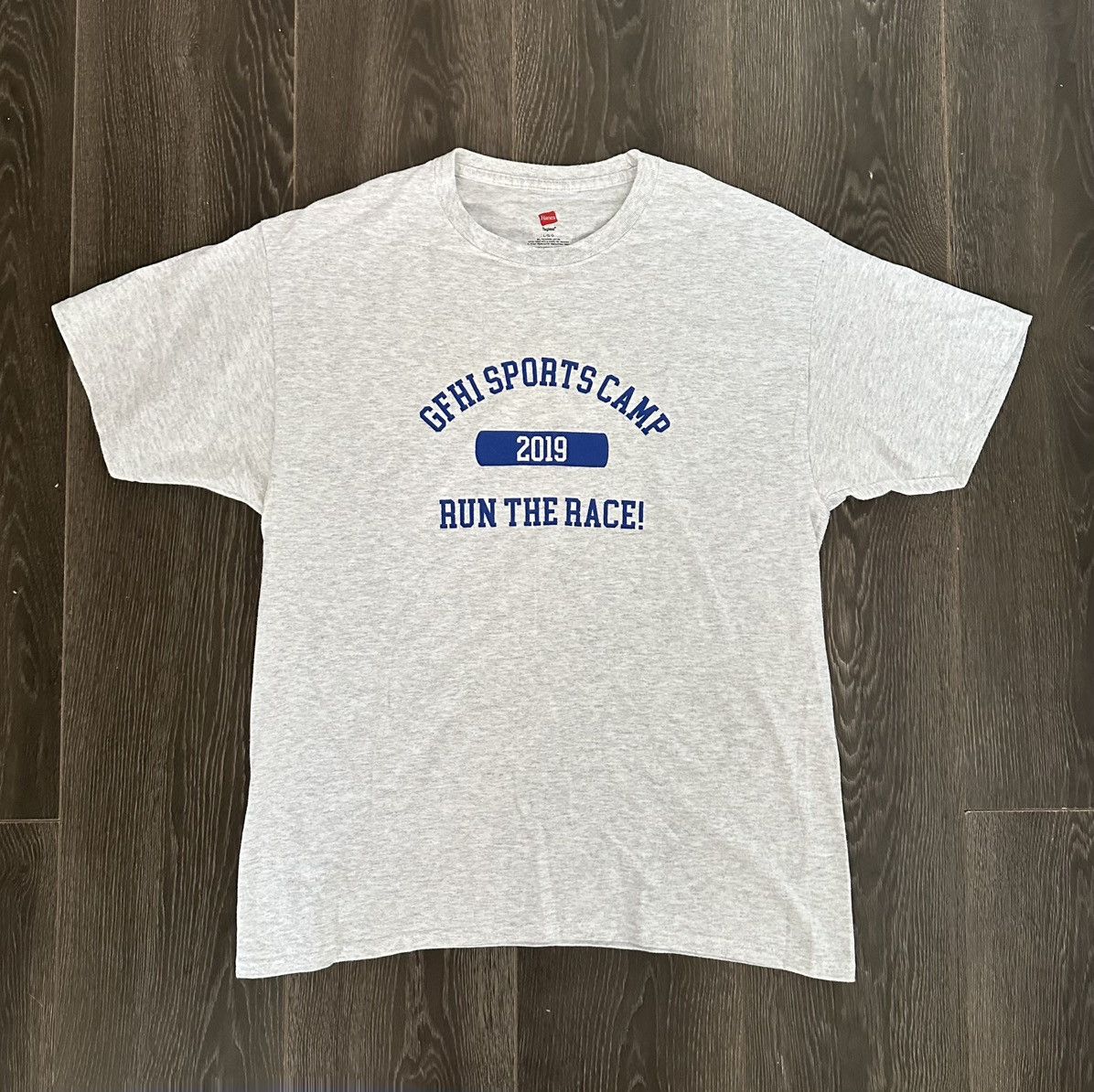 Hanes Hanes Tagless Grey Tshirt Size L Size US L / EU 52-54 / 3 - 1 Thumbnail