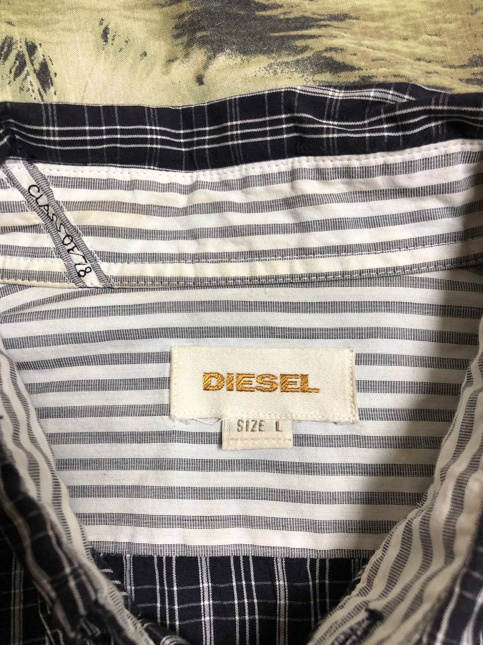 Diesel Vintage Diesel Streetwear Button Up Shirt Size L Size US L / EU 52-54 / 3 - 2 Thumbnail