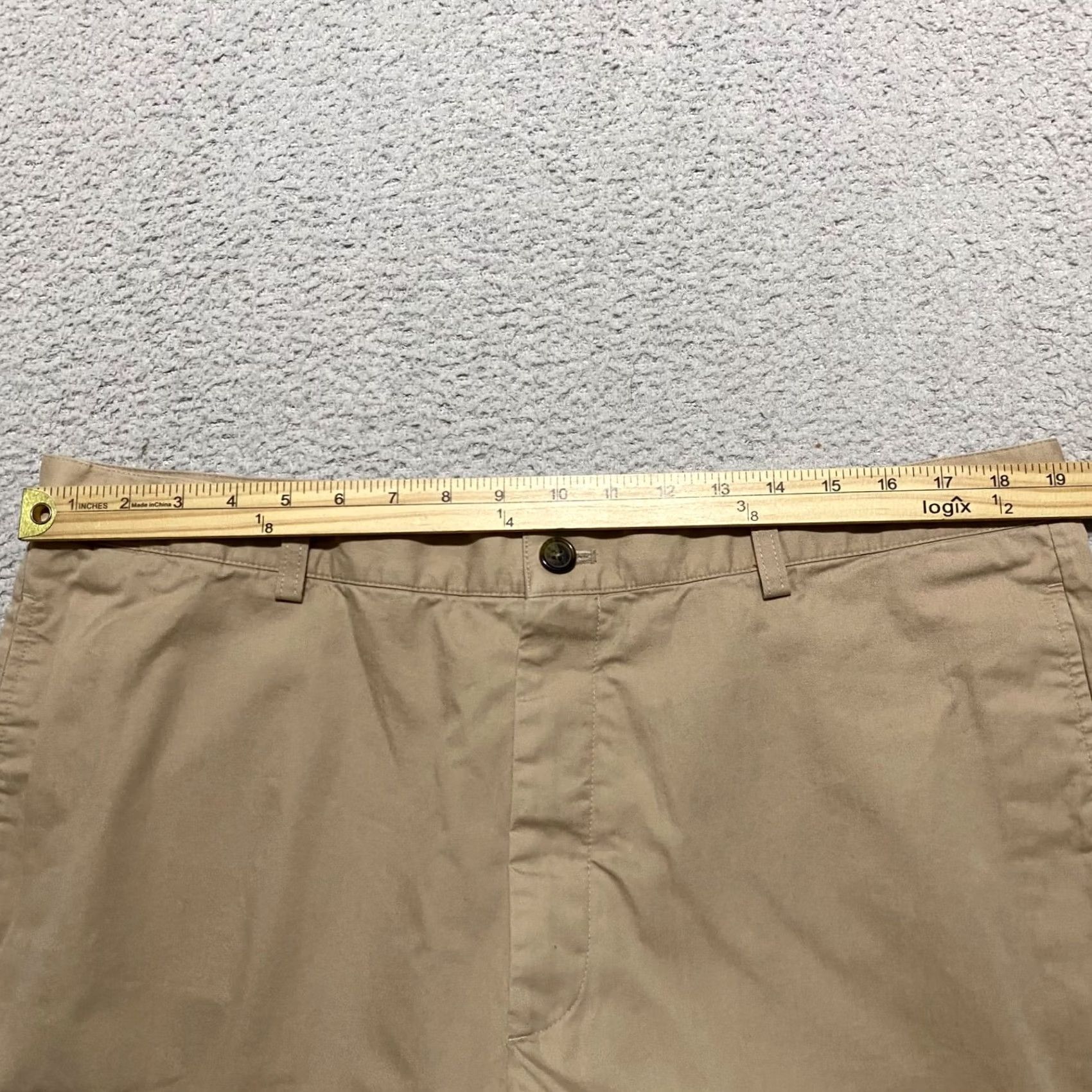 Brooks Brothers Brooks Brothers Mens Shorts Beige Chino Inseam 8" Mid Rise Pockets Casual Size 40 Regular Size US 40 / EU 56 - 6 Thumbnail