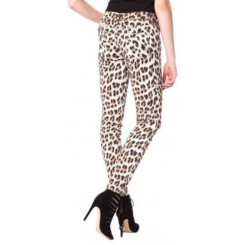 Just Cavalli Just Cavalli Leopard Skinny Skin Leg Pants Size 27" / US 4 / IT 40 - 15 Thumbnail