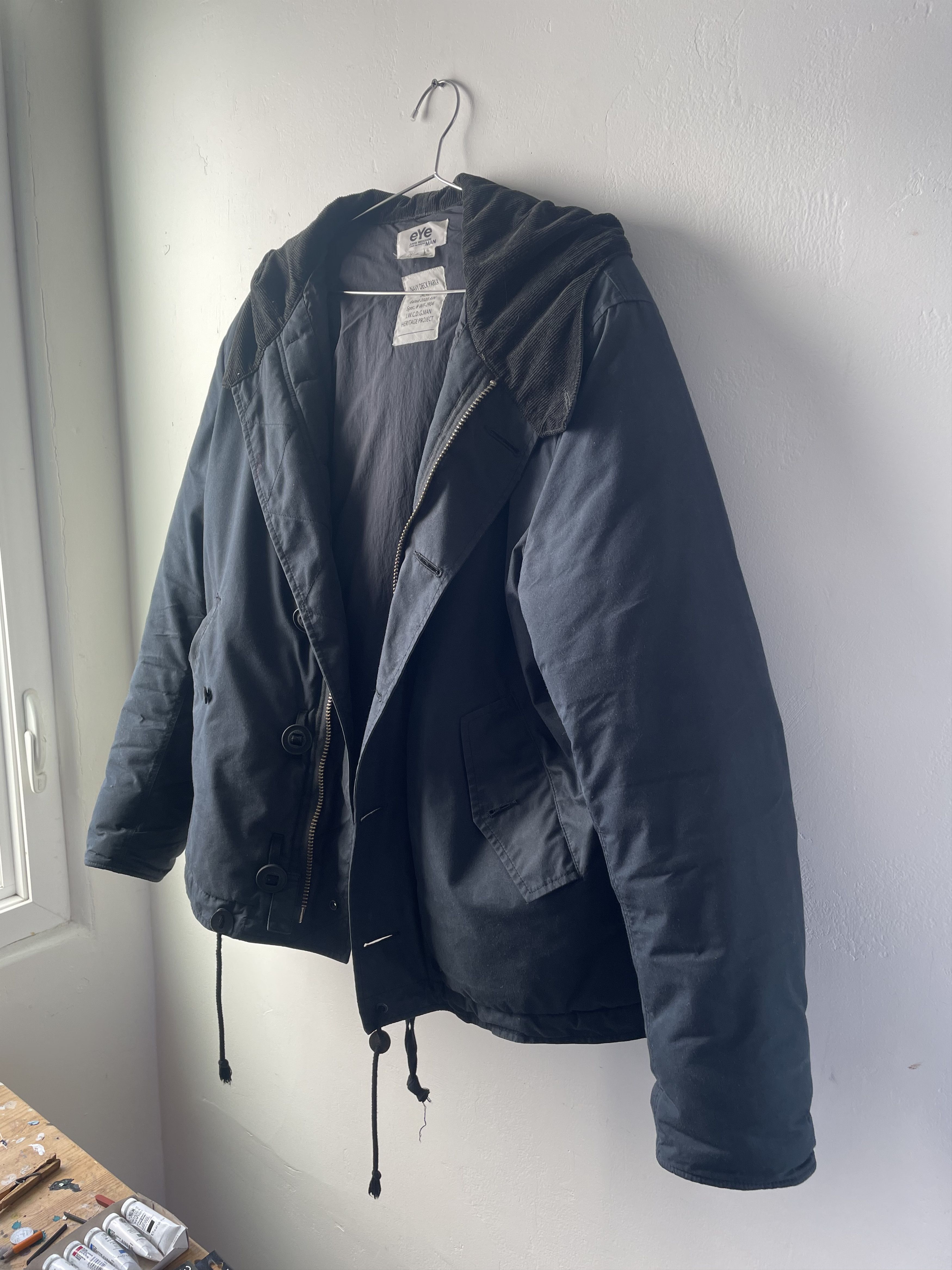 ジャケット・アウター eYe COMME JUNYA MAN Navy Deck Parka L eYe COMME JUNYA MAN Navy Deck Parka L