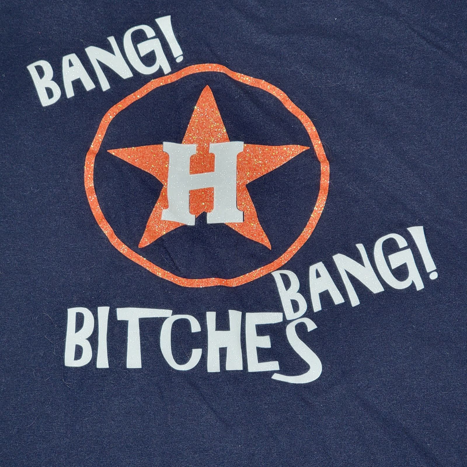 Gildan Houston Astros Unisex Tee "Bang! Bang! B*tches" Size 2XL Size US XXL / EU 58 / 5 - 2 Thumbnail
