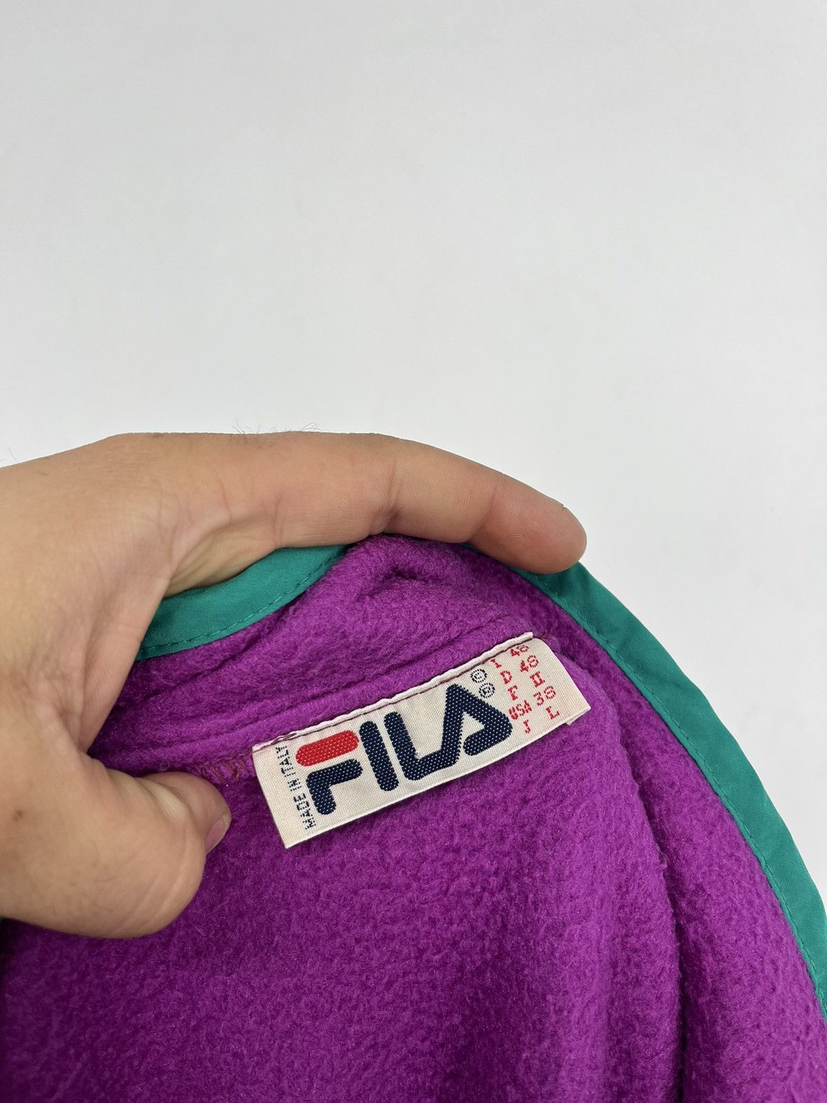Fila Vintage Y2K Fila Fleece Sweatshirt Streetwear Skate Size US L / EU 52-54 / 3 - 9 Thumbnail