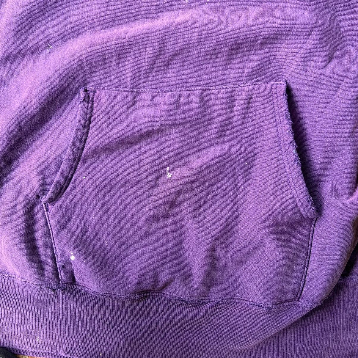 Champion Vintage Champion Distressed Paint Splash Baggy Hoodie Size US XL / EU 56 / 4 - 6 Thumbnail