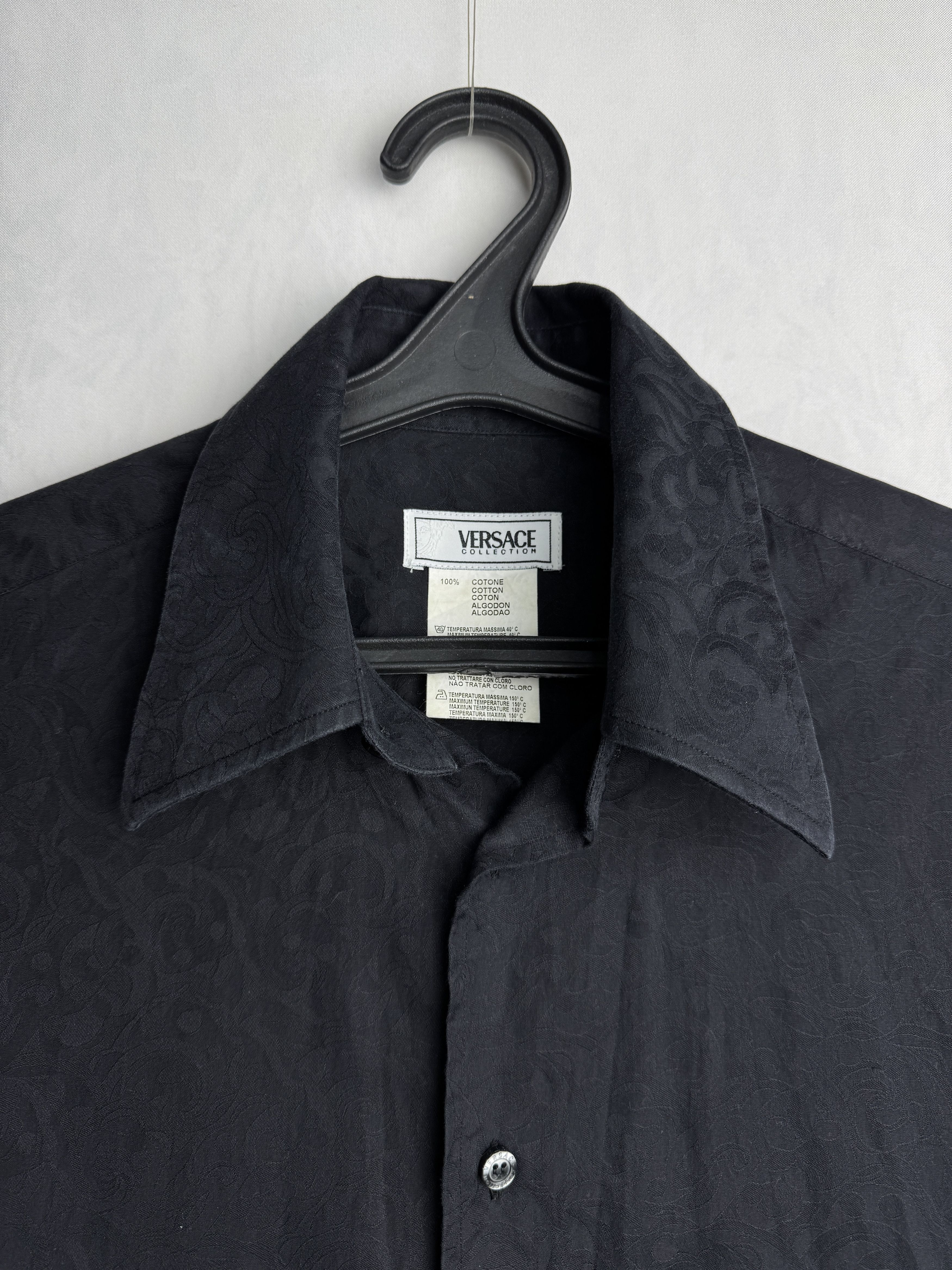 Versace VERSACE COLLECTION men’s cotton button up shirt Size US M / EU 48-50 / 2 - 6 Thumbnail