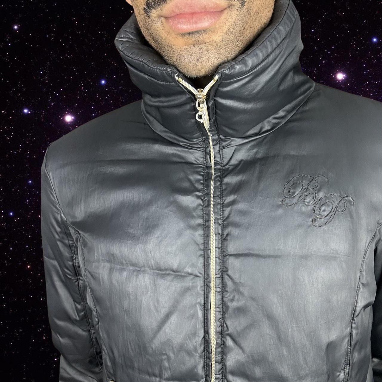 Vintage Vintage Baby Phat Black Coated Puffer Jacket - Large Size L / US 10 / IT 46 - 4 Thumbnail