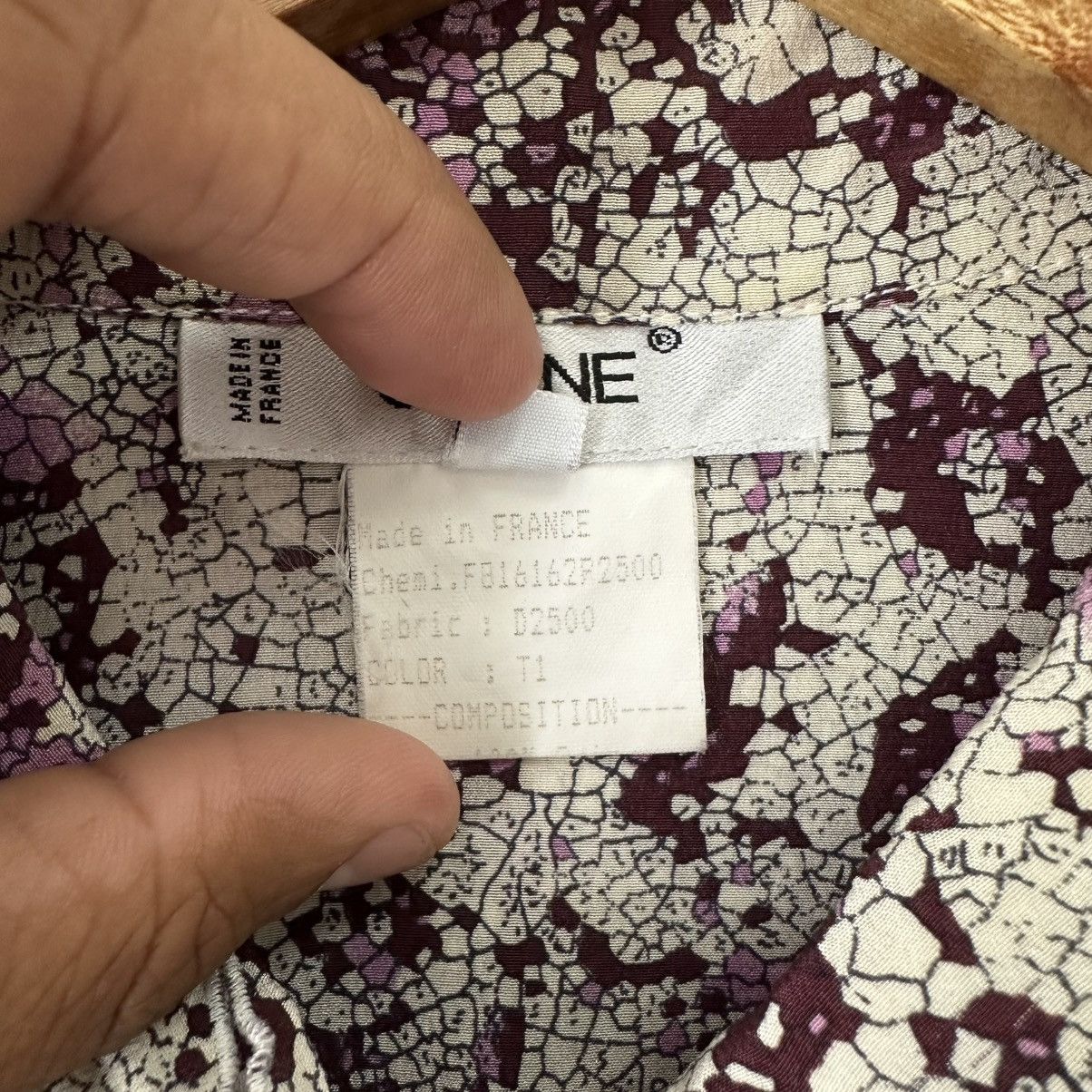 Celine Celine Sakura Snake Print Silk Button Dress Size L / US 10 / IT 46 - 12 Thumbnail