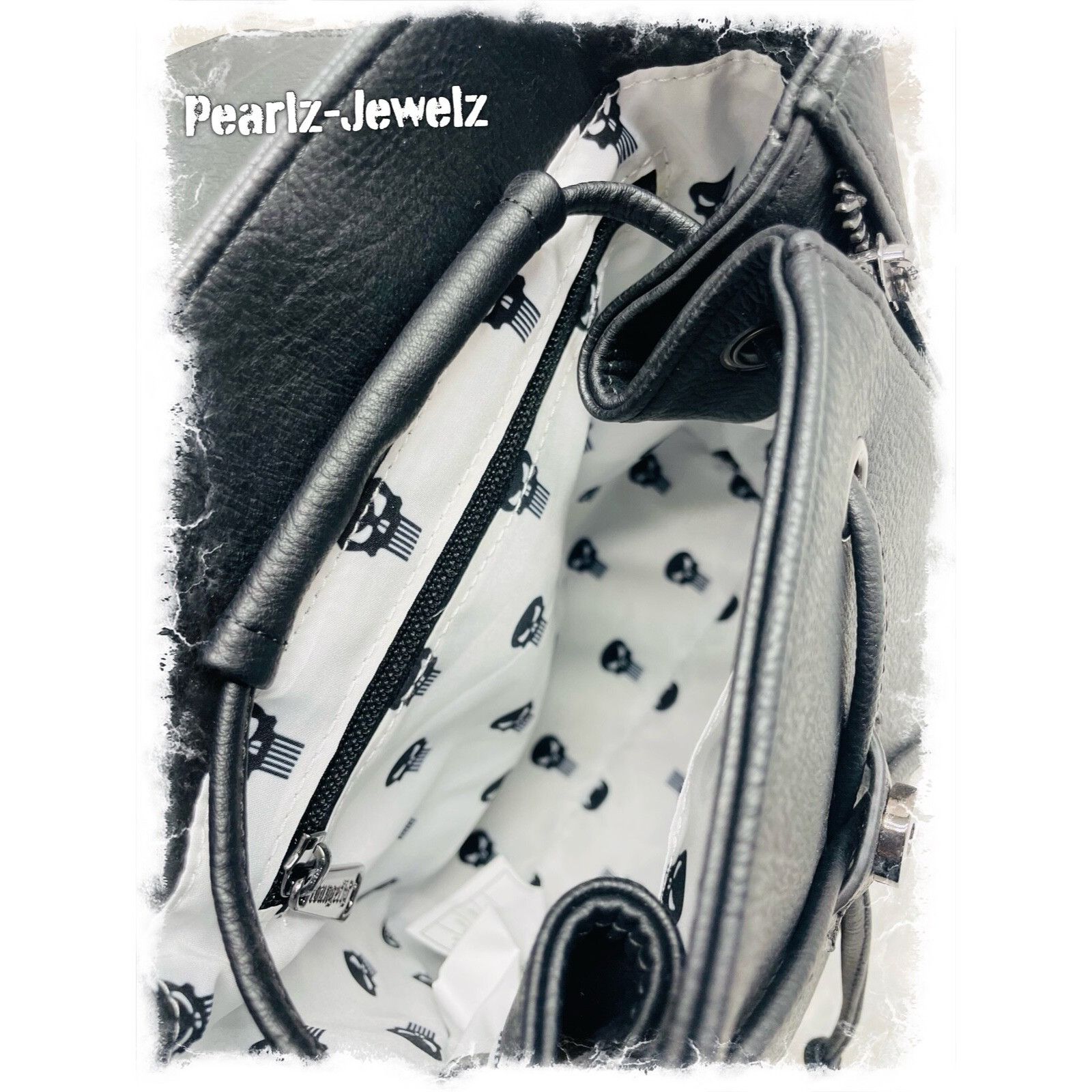 Disney Loungefly Marvel The Punisher Skull Mini Backpack NWT Size ONE SIZE - 6 Thumbnail