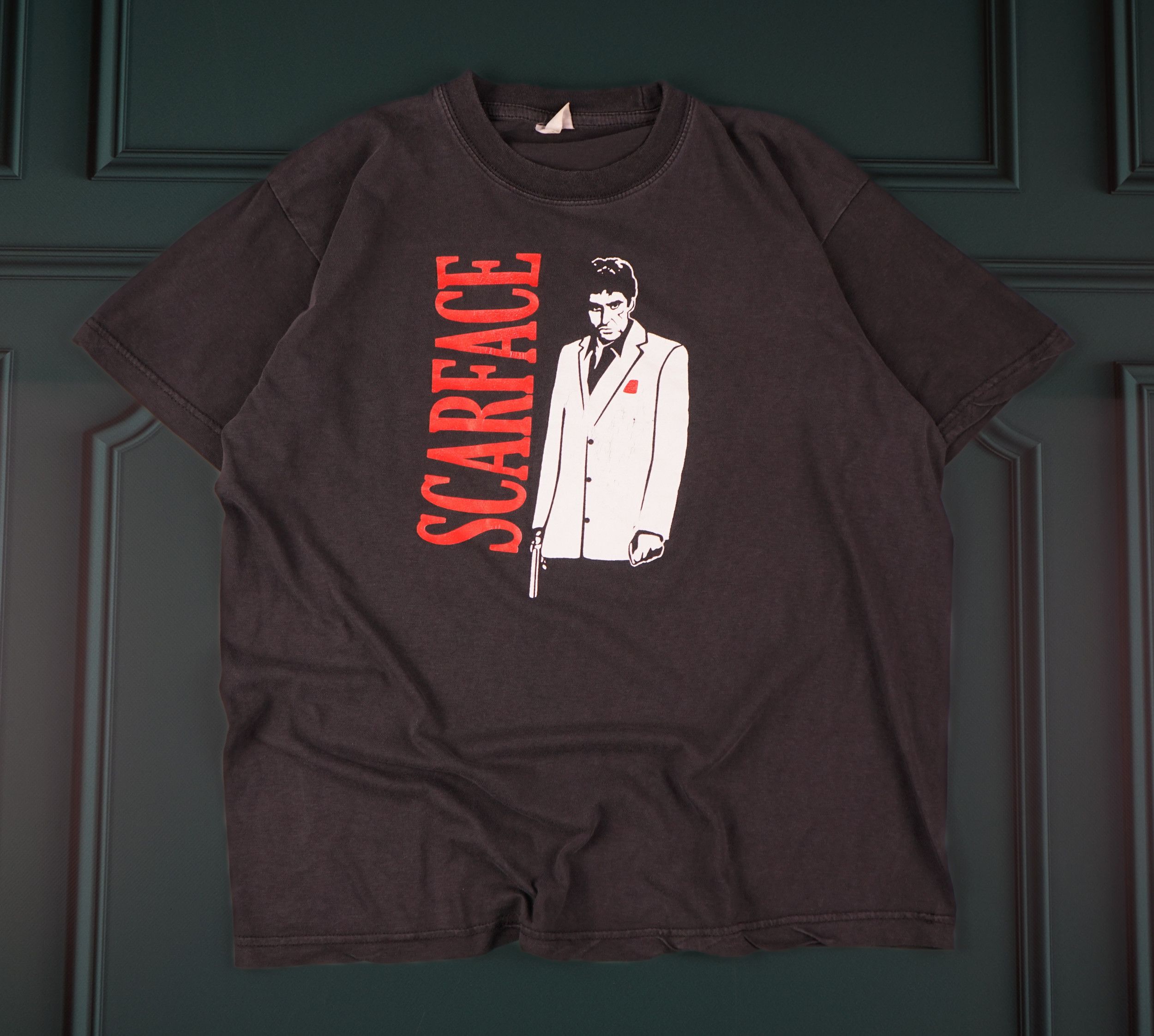 Vintage Vintage 1990s Scarface T-Shirt Tony Montana Size US M / EU 48-50 / 2 - 1 Thumbnail