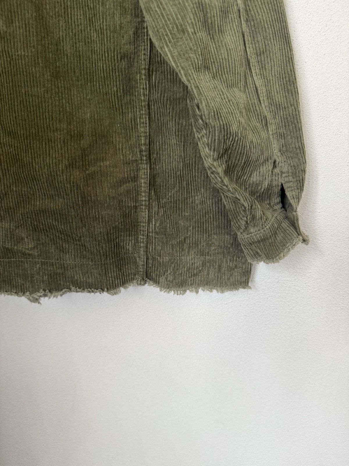 Zara BINDING Zara Corduroy Green Jacket Oversized Style Size US M / EU 48-50 / 2 - 9 Thumbnail