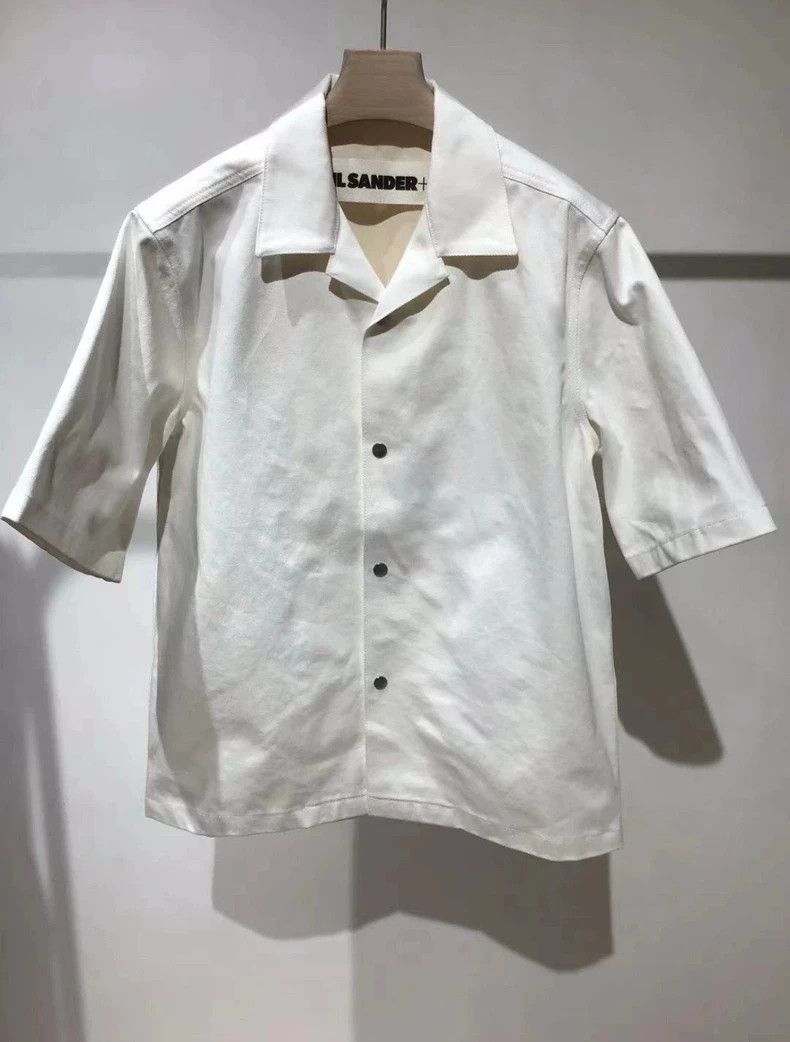 Jil Sander Jil Sander Cotton single breasted five quarter sleeved shi Size US S / EU 44-46 / 1 - 1 Thumbnail
