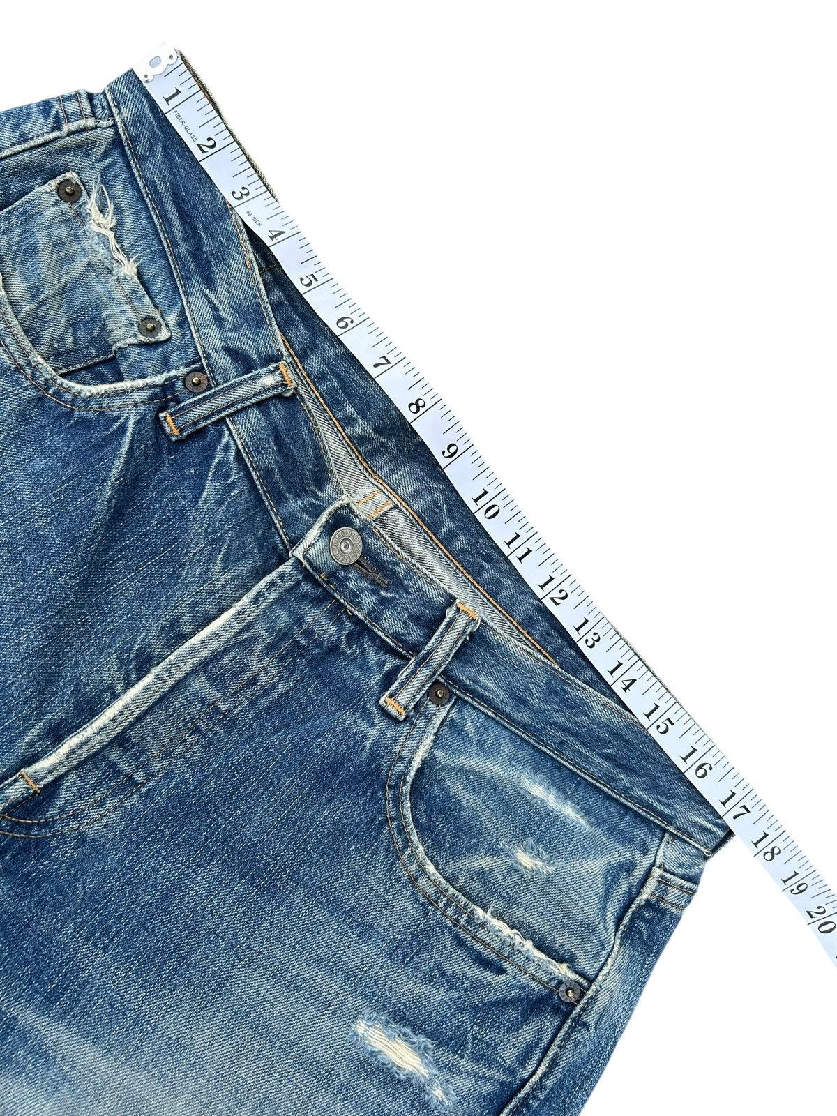 Kapital Vintage SpellBound Selvedge Distressed Denim Jeans Size US 34 / EU 50 - 17 Thumbnail