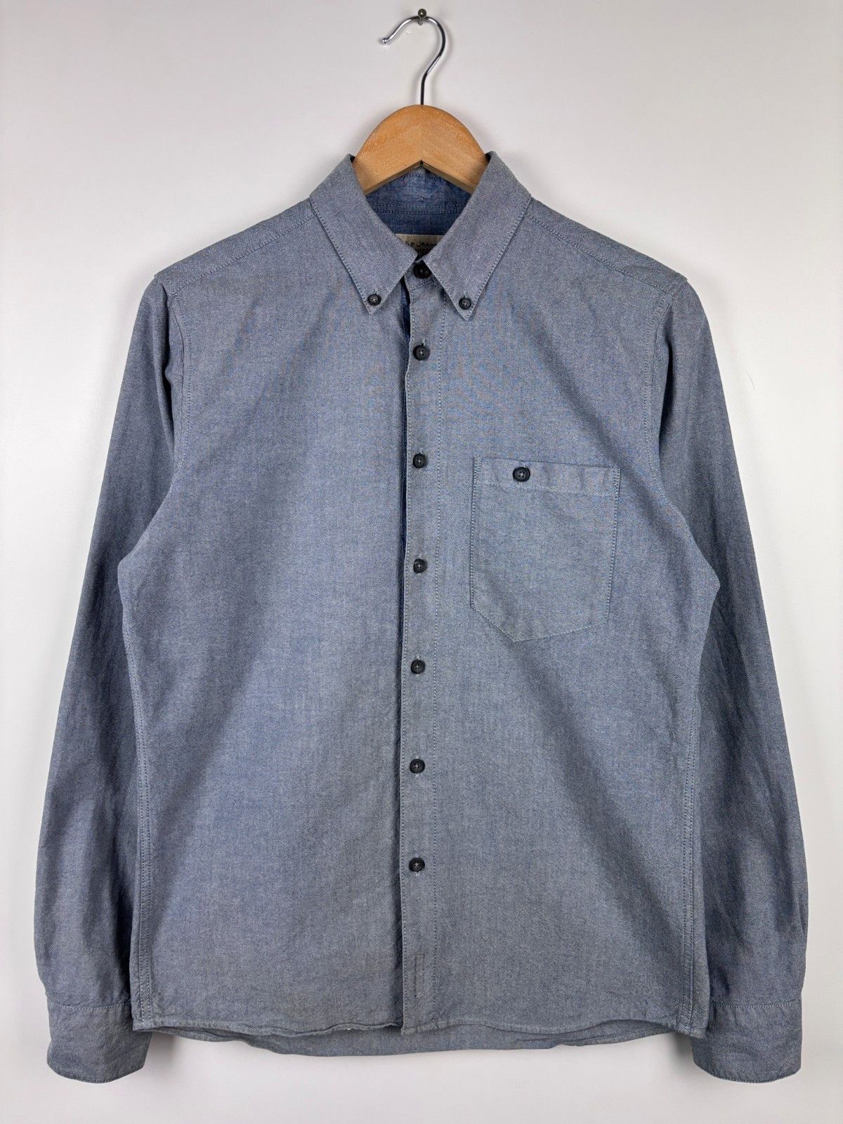 Nudie Jeans Nudie Jeans Chambray Denim Shirt Organic Cotton Blue Size S Size US S / EU 44-46 / 1 - 1 Thumbnail