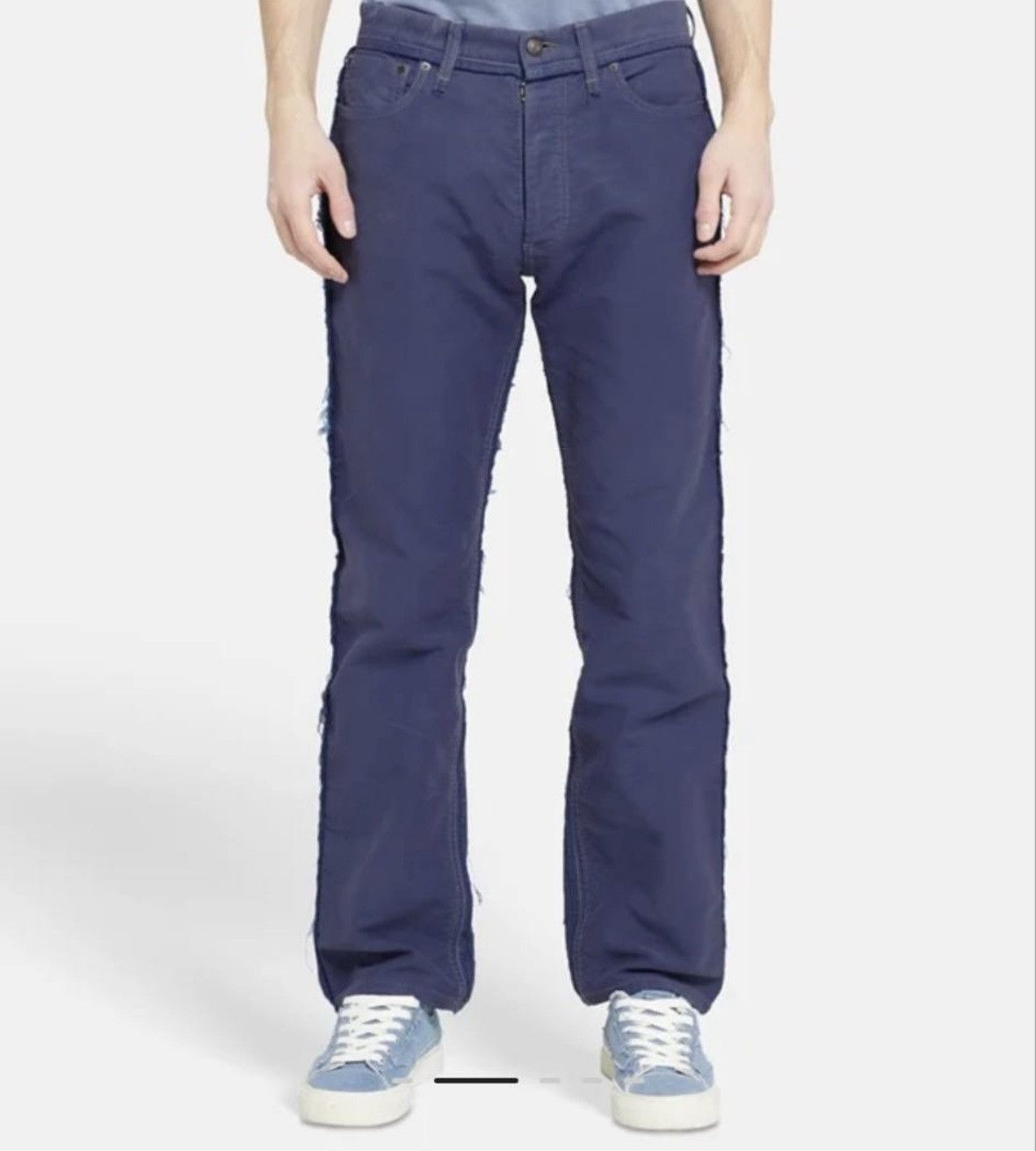 Maison Margiela Maison Margiela Blue Jeans Denim Pant Distressed Designer Size US 30 / EU 46 - 11 Thumbnail