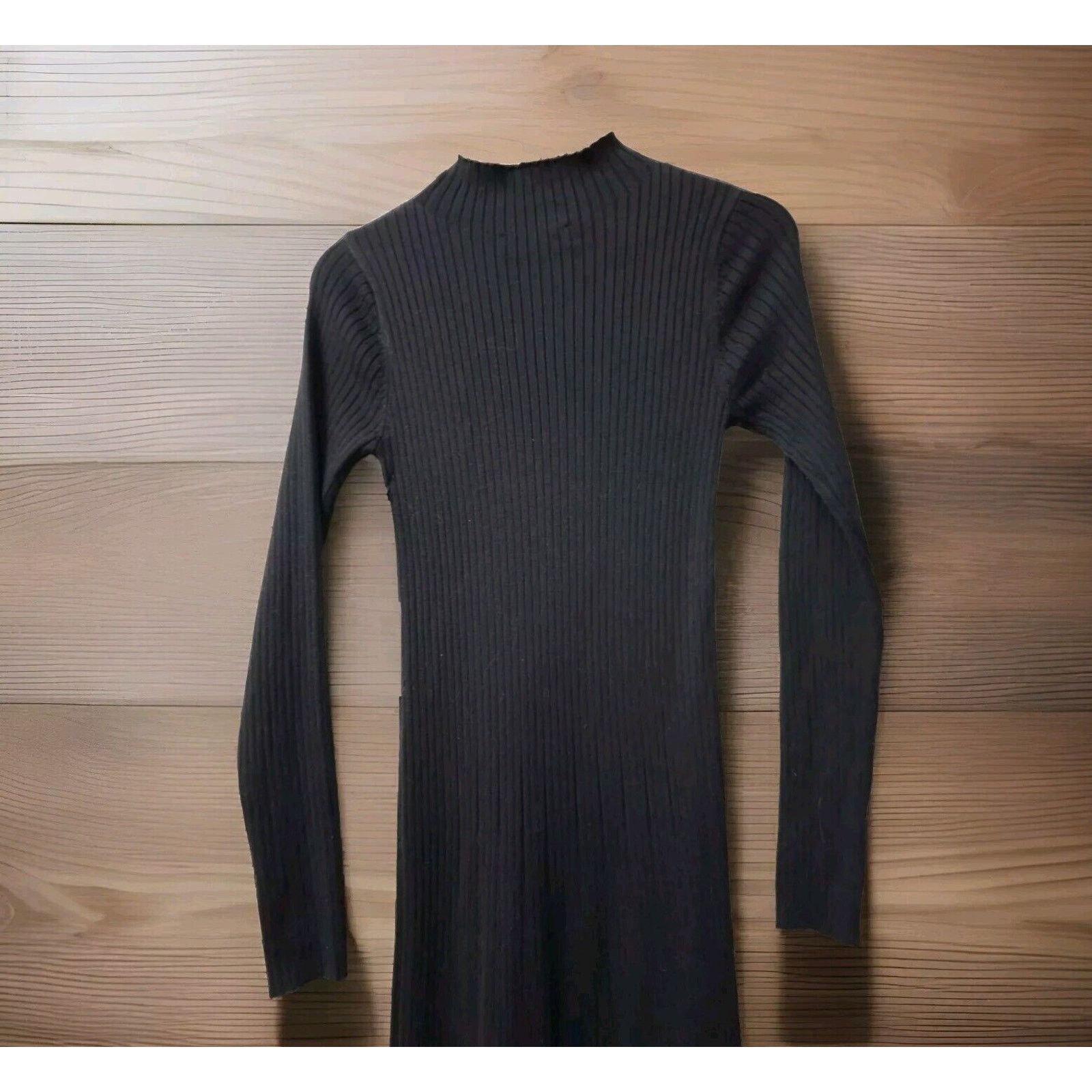 Other ASTR Abilene Long Sleeve Turtleneck Long Dress Medium Ribbed Size M / US 6-8 / IT 42-44 - 12 Thumbnail